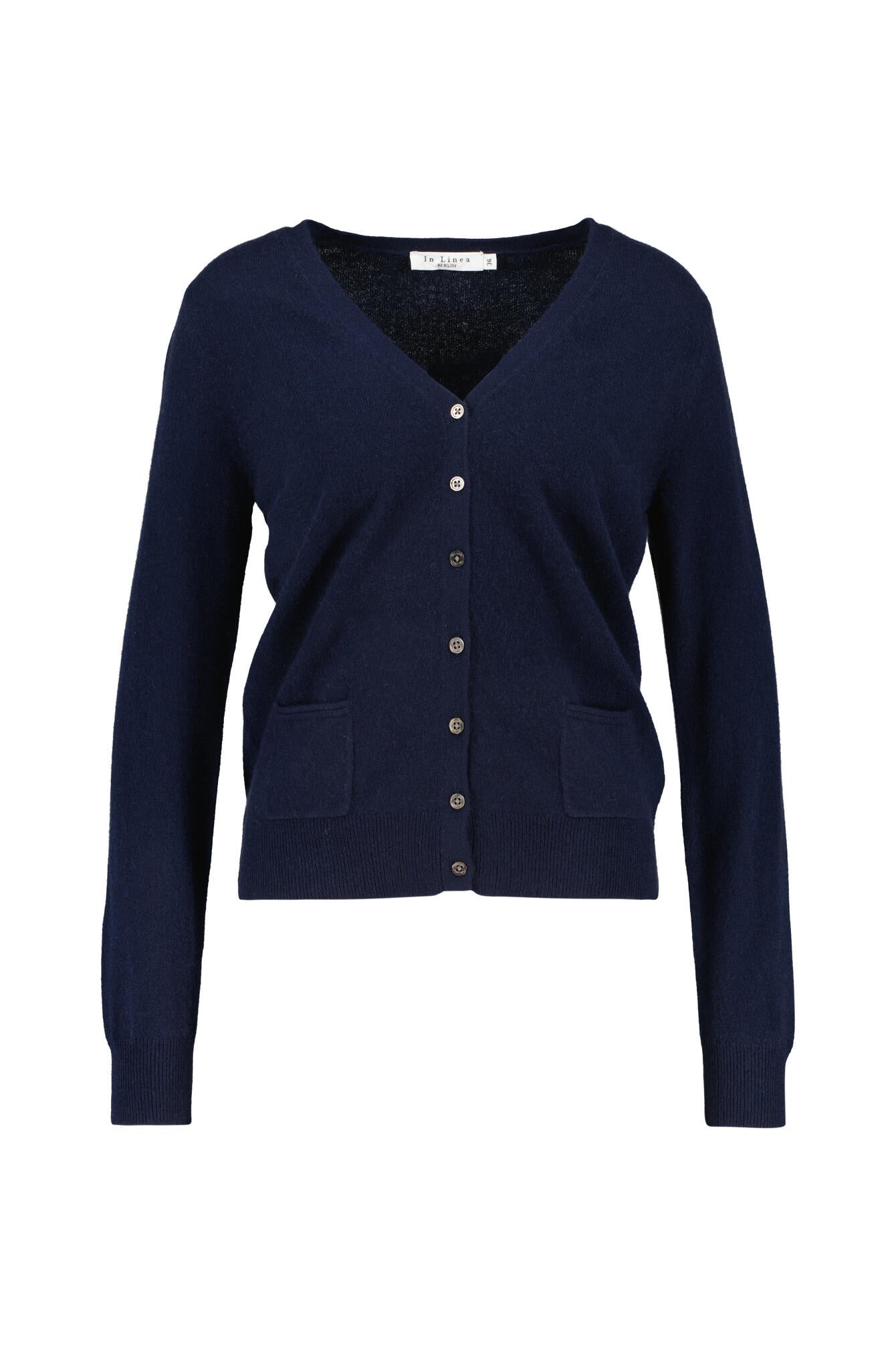 Strickcardigan aus Kaschmir - 615 615 NAVY - Blau