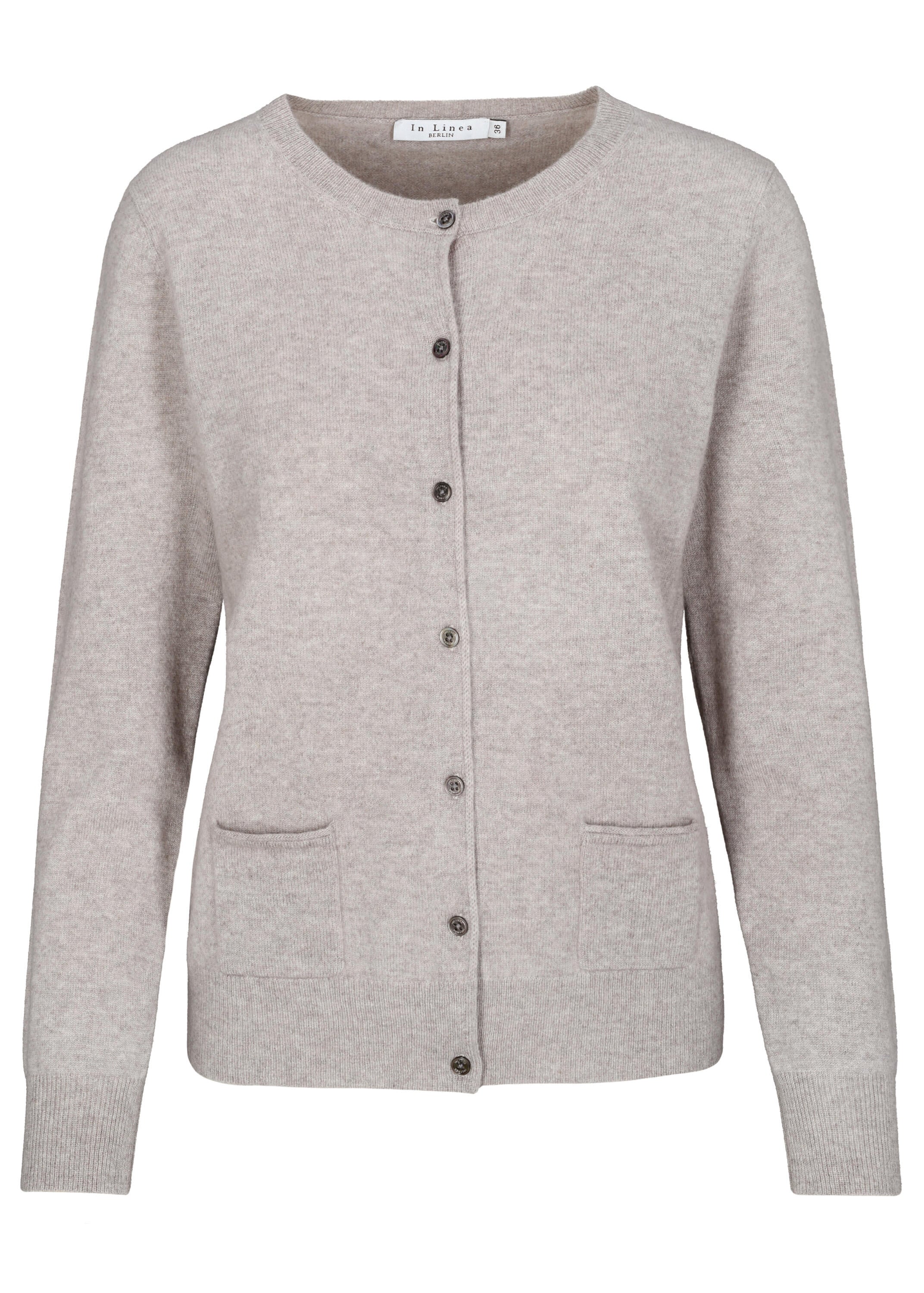 Cardigan aus Kaschmir - 842 842 STONE MEL. - Grau
