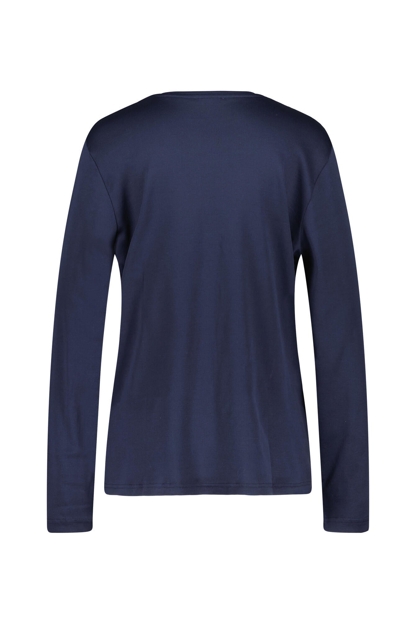 Langarmshirt mit Strass-Details - 0323 - Blau