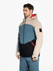 Skijacke TOBIN-Z mit Kapuze - 51512-iron sky cord.black - Grau