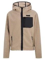 Fleecejacke JUHA-Z mit Kapuze - 60-sandstone - Beige