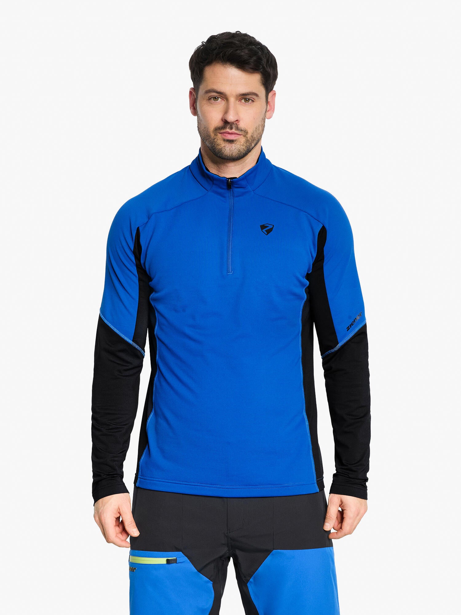 Midlayer JIROTO-Z mit Stehkragen - 461-cobalt blue - Blau