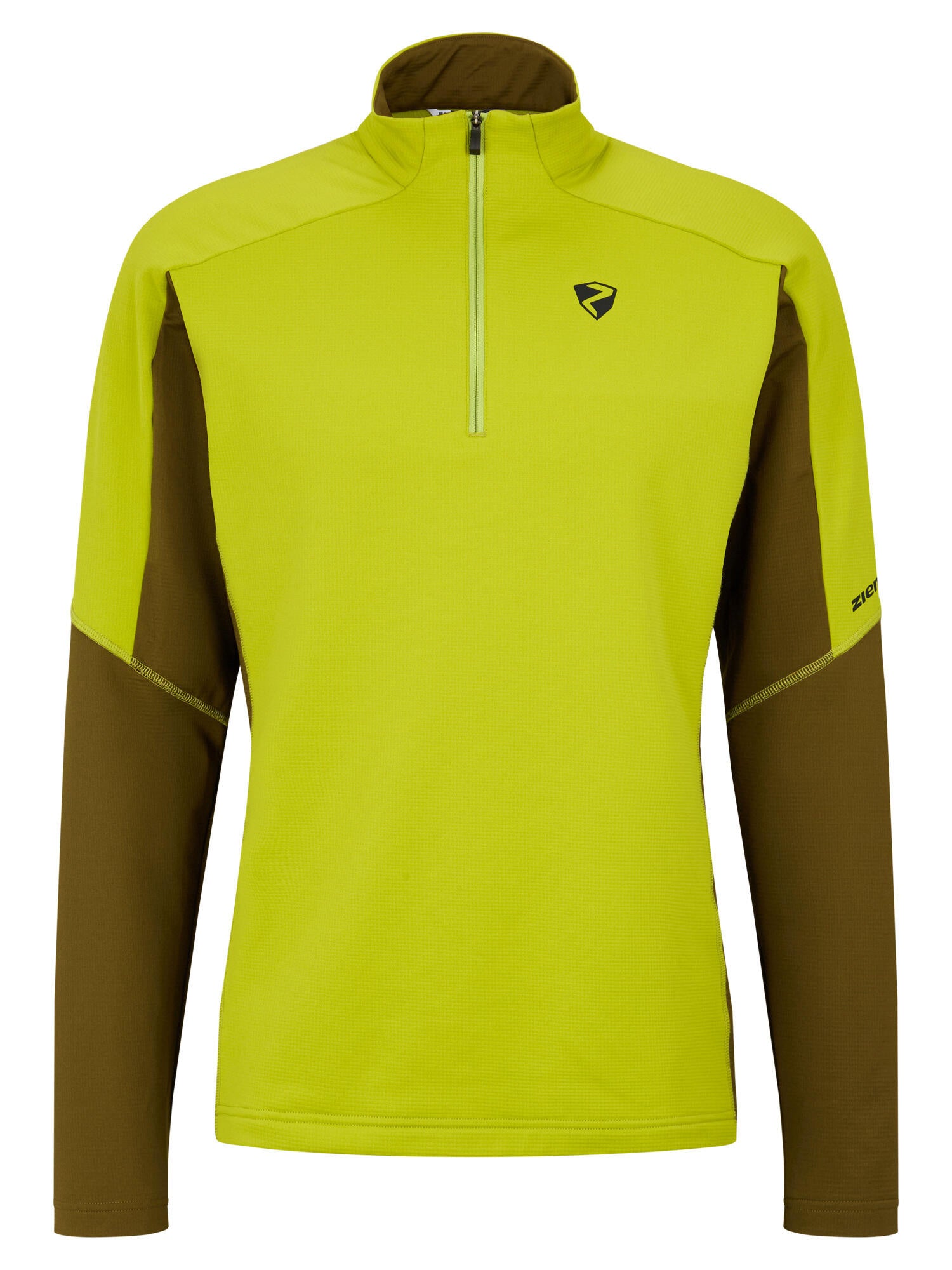 Midlayer JIROTO-Z mit Stehkragen - 262-electric grass - Grün