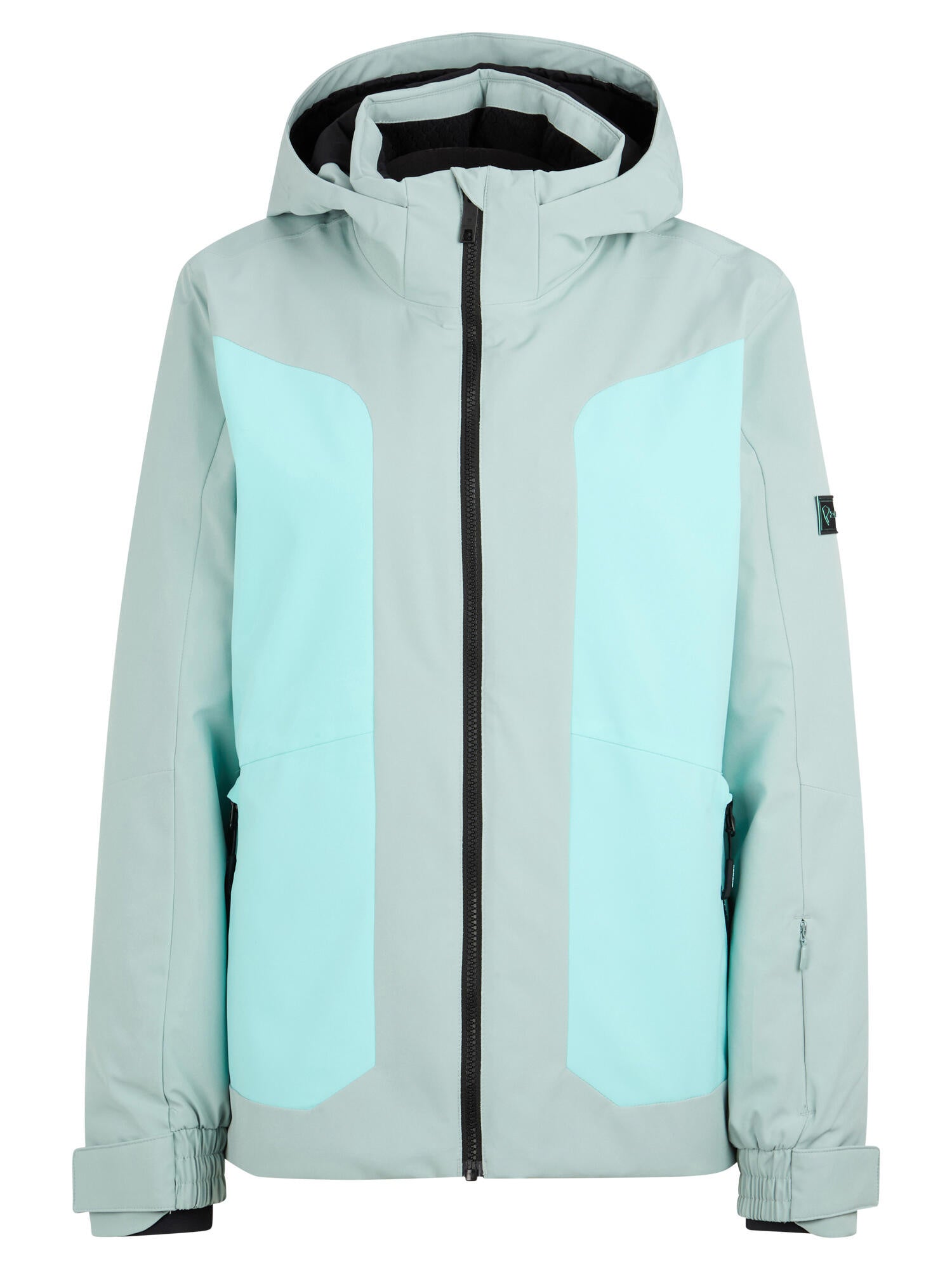 Skijacke TARLA-Z mit Kapuze - 314-dried eucalyptus - Türkis