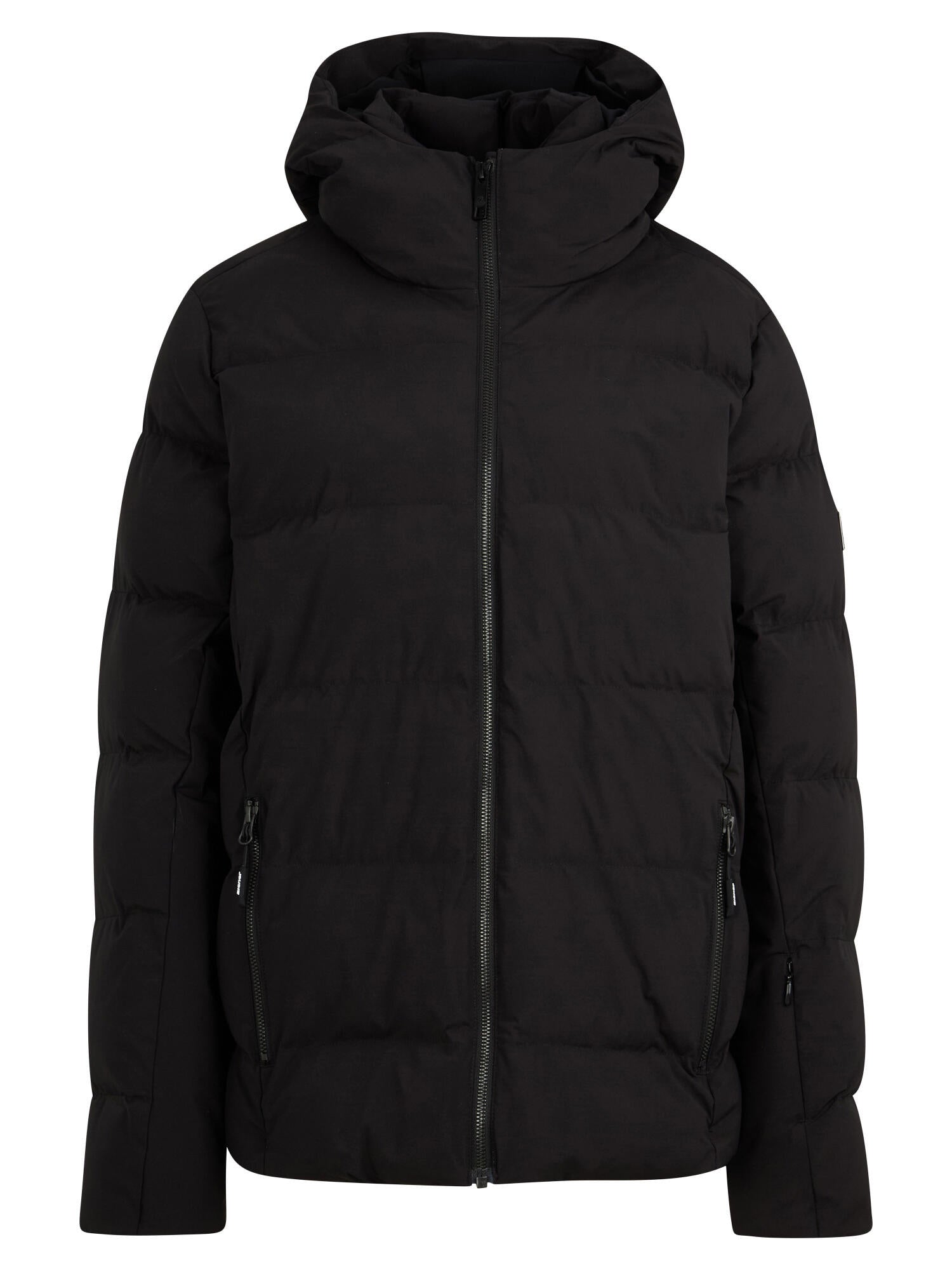 Skijacke TRAVA-Z mit Kapuze - 12-black - Schwarz