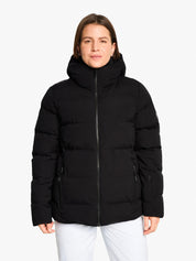 Skijacke TRAVA-Z mit Kapuze - 12-black - Schwarz