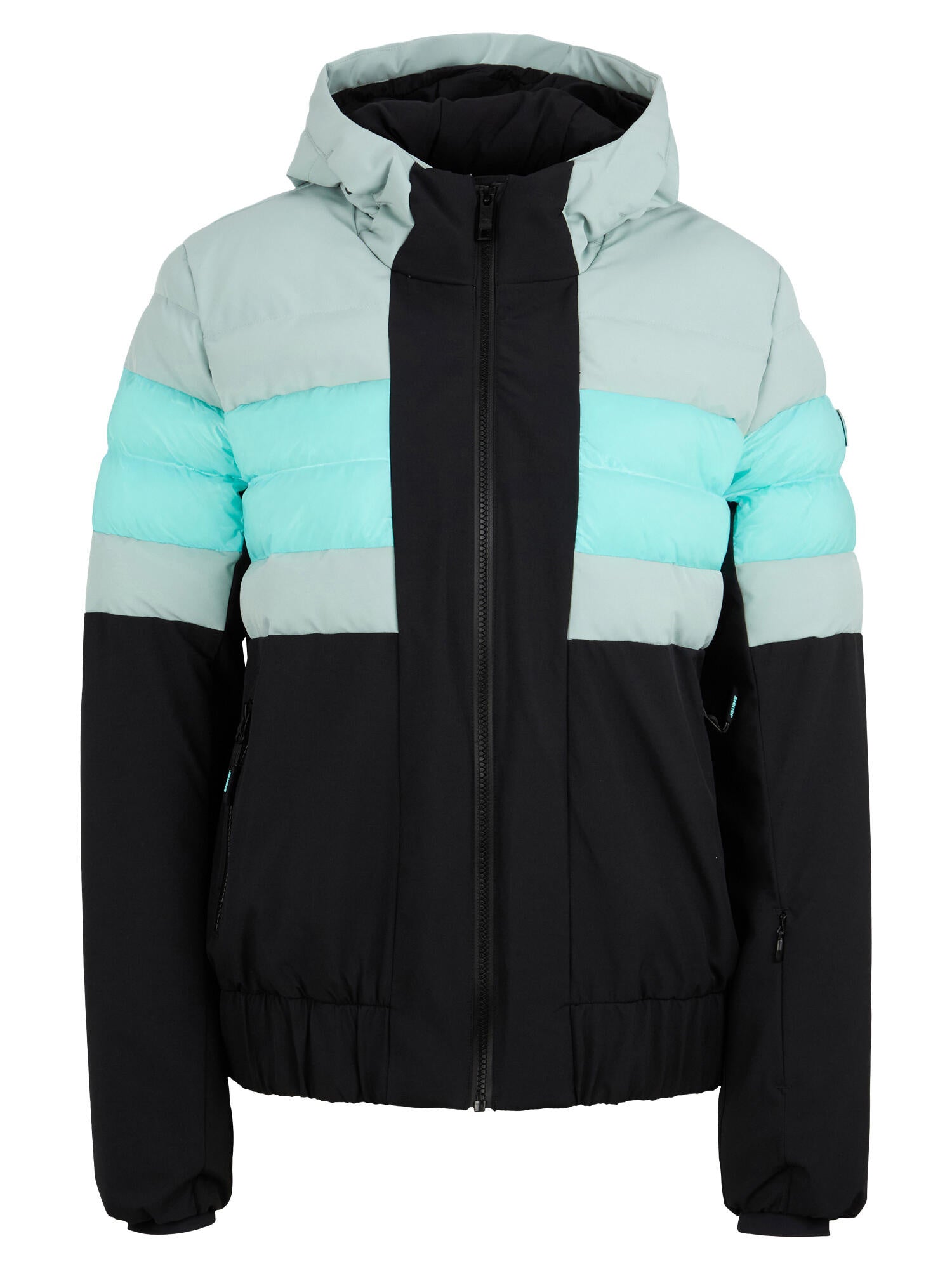Skijacke TINDIA-Z mit Kapuze - 314-dried eucalyptus - Türkis