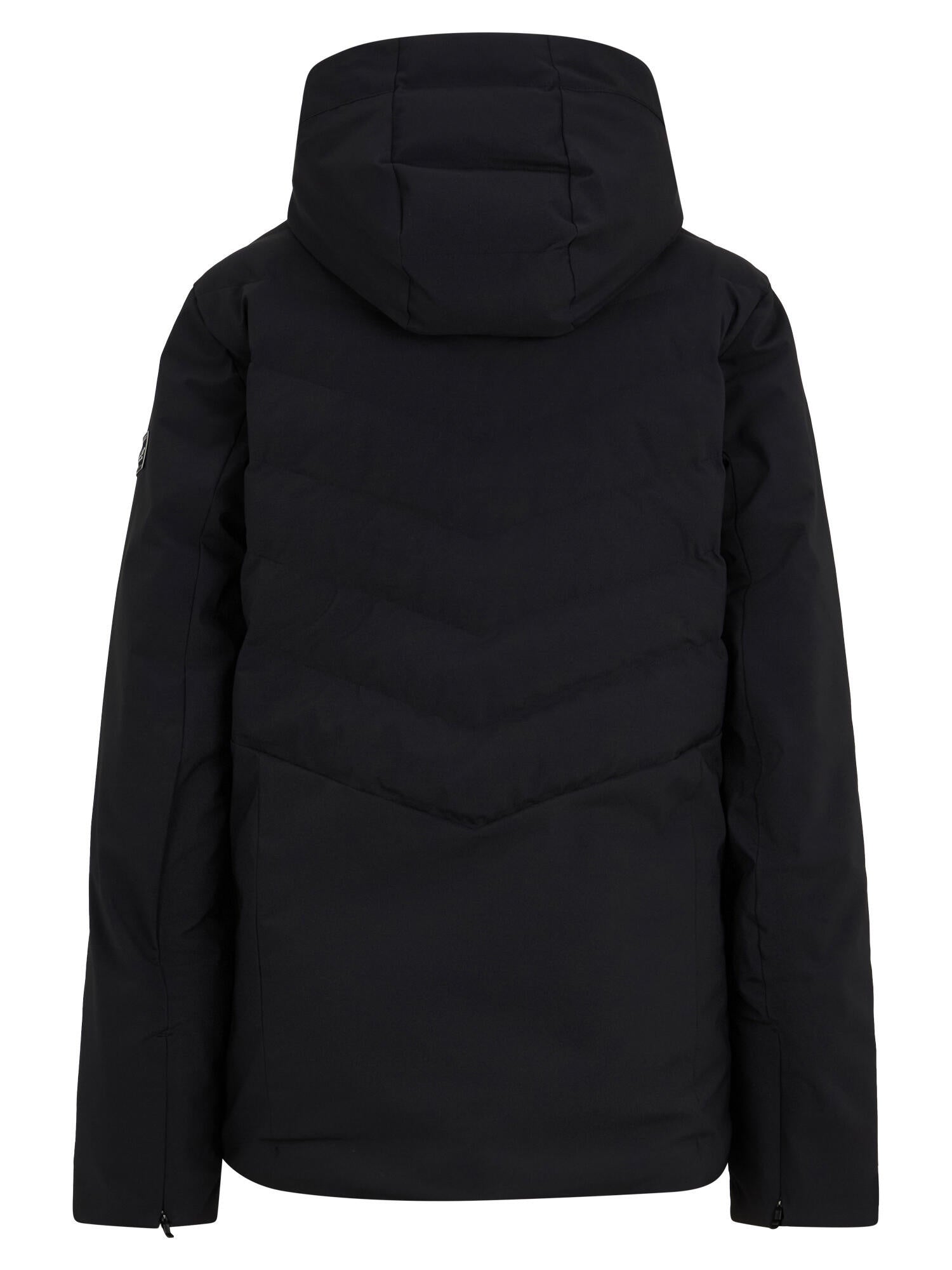 Skijacke TOKKI-Z mit Kapuze - 12-black - Schwarz