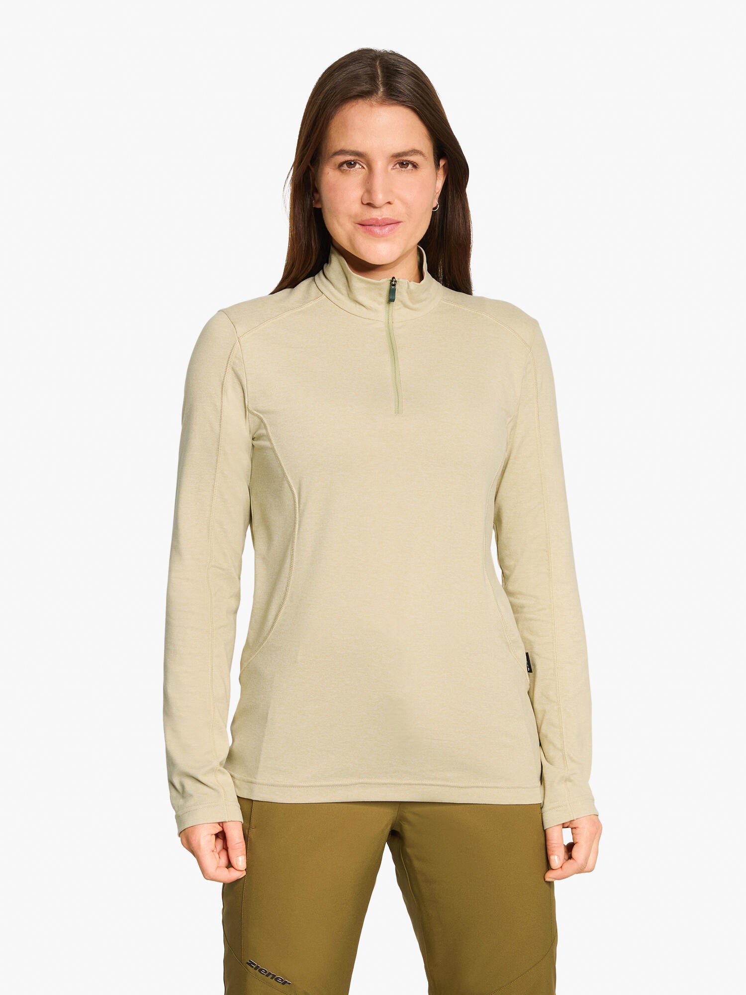Midlayer JENITA-Z - 259-sage leaf - Grün