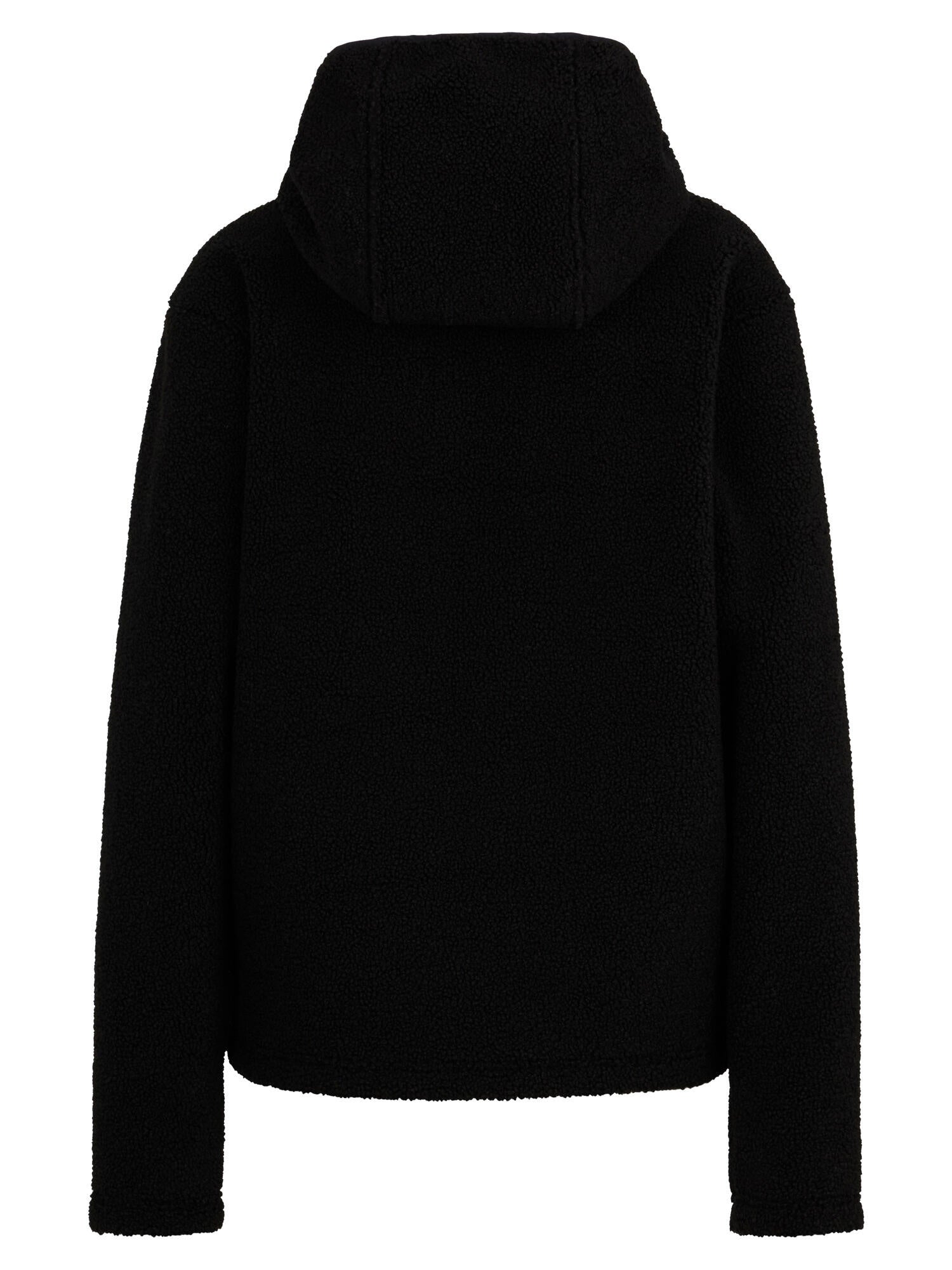 Fleecepullover JUHA-Z - 12-black - Schwarz
