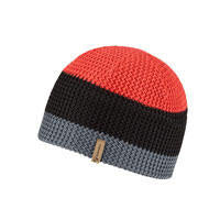 Strickmütze IBLIME-Z - 12888-black. red - Rot