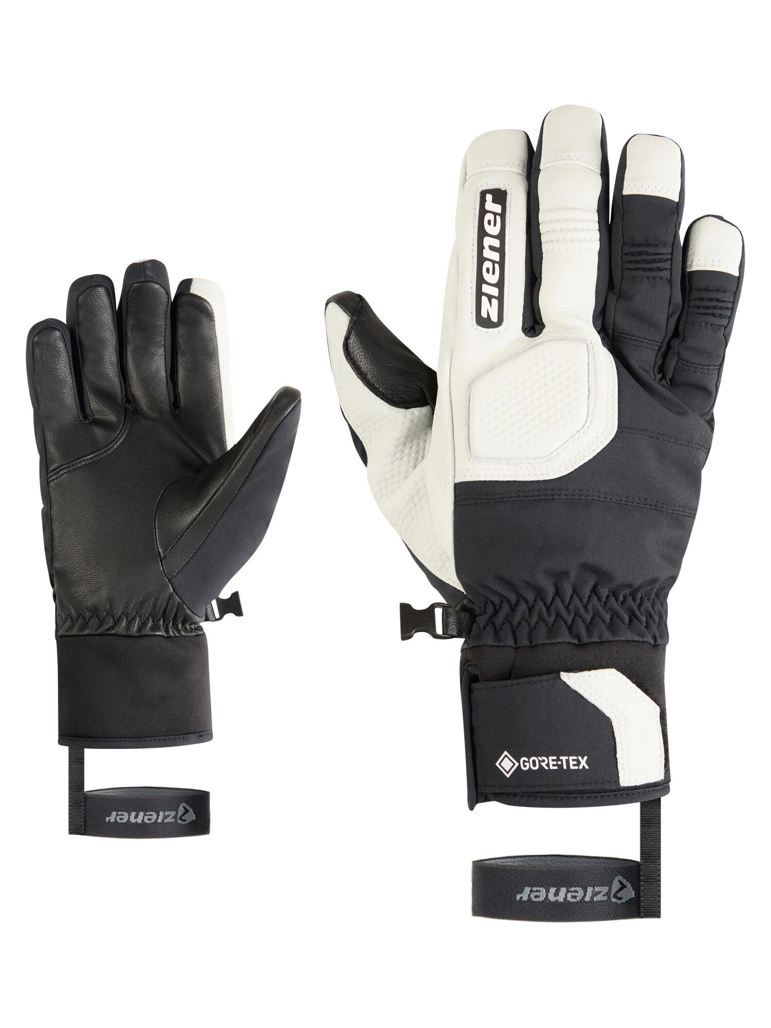 Skihandschuhe  GINOS-Z GTX PR - 1201-black.white - Schwarz | Weiß