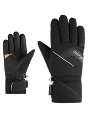 Skihandschuhe  KARION-Z AS® - 12495-black.gold art - Schwarz