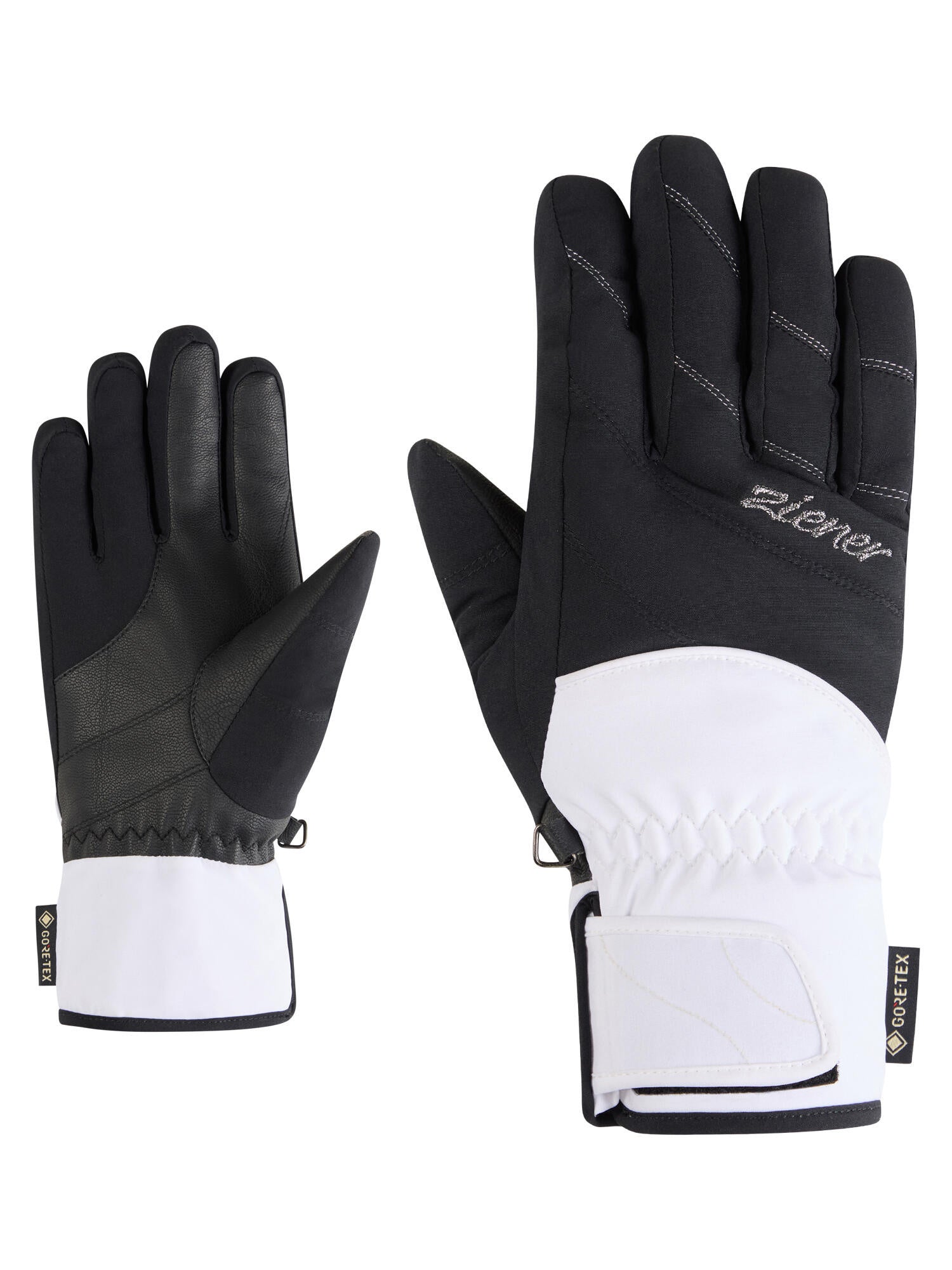 Skihandschuhe KATIMA-Z GTX - 01-white - Schwarz | Weiß