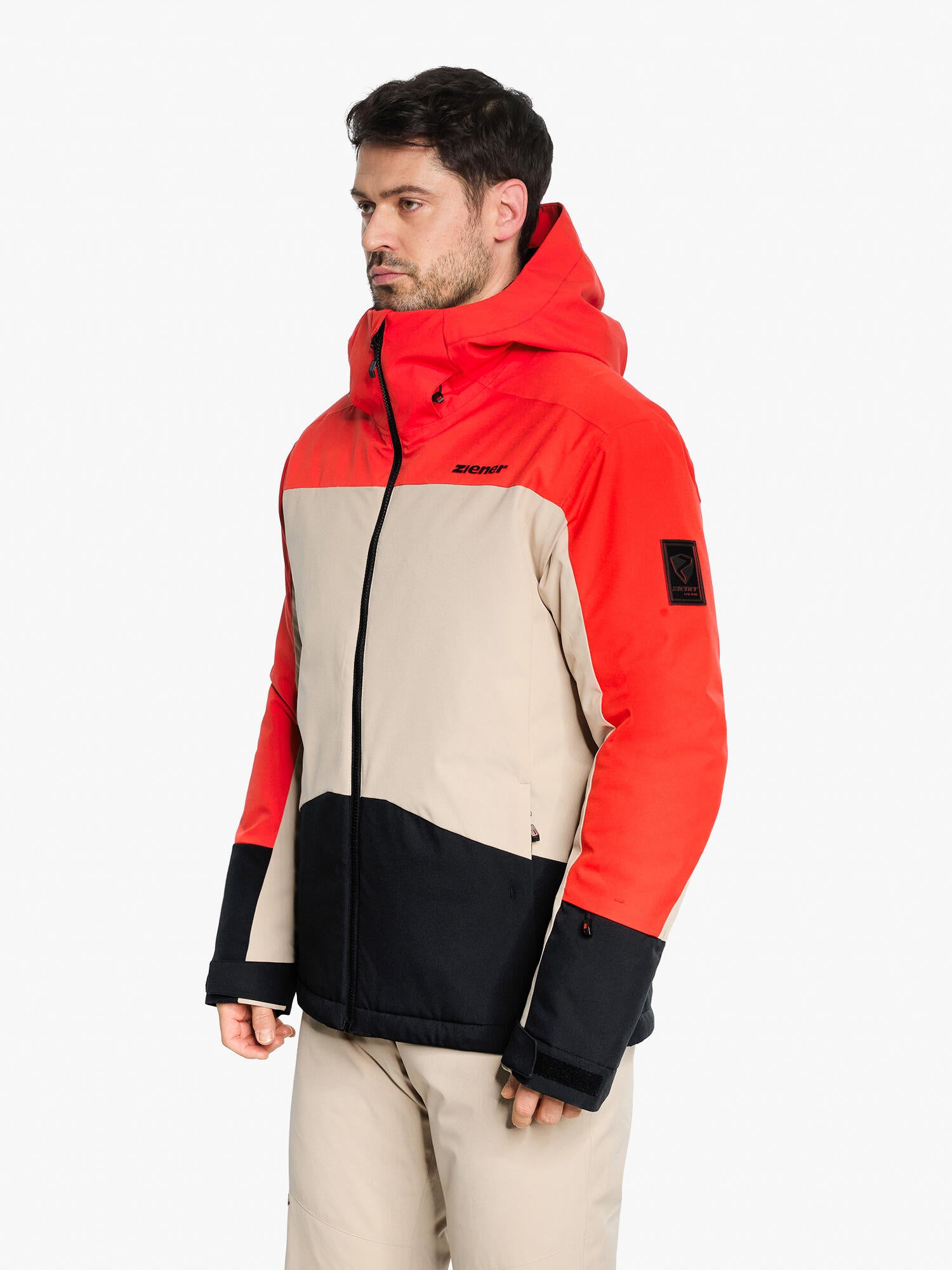 Skijacke TARAINO mit Kapuze - 888-red - Rot