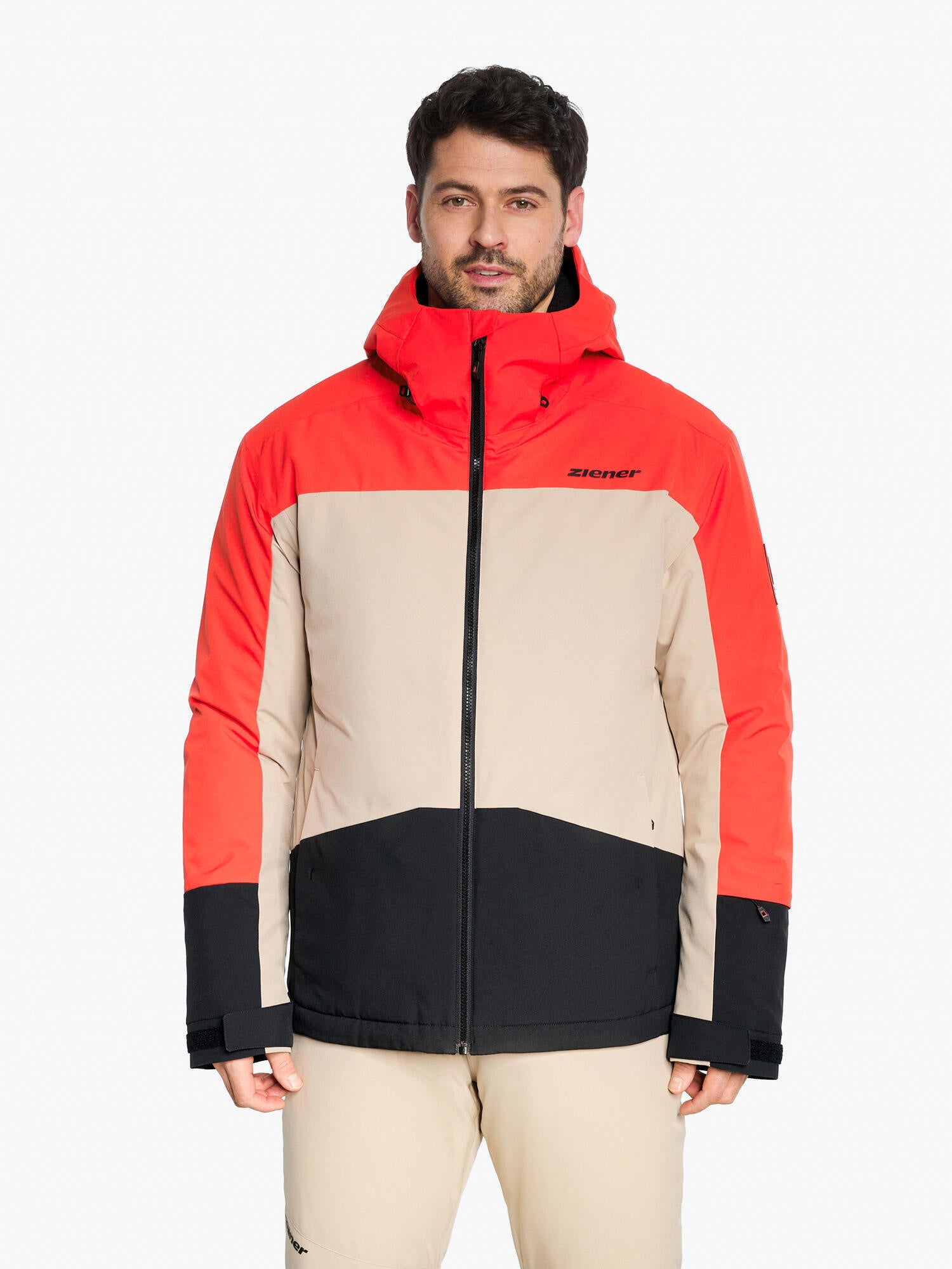 Skijacke TARAINO mit Kapuze - 888-red - Rot