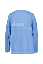 Sweatshirt aus Baumwollmix - 621 - Blau