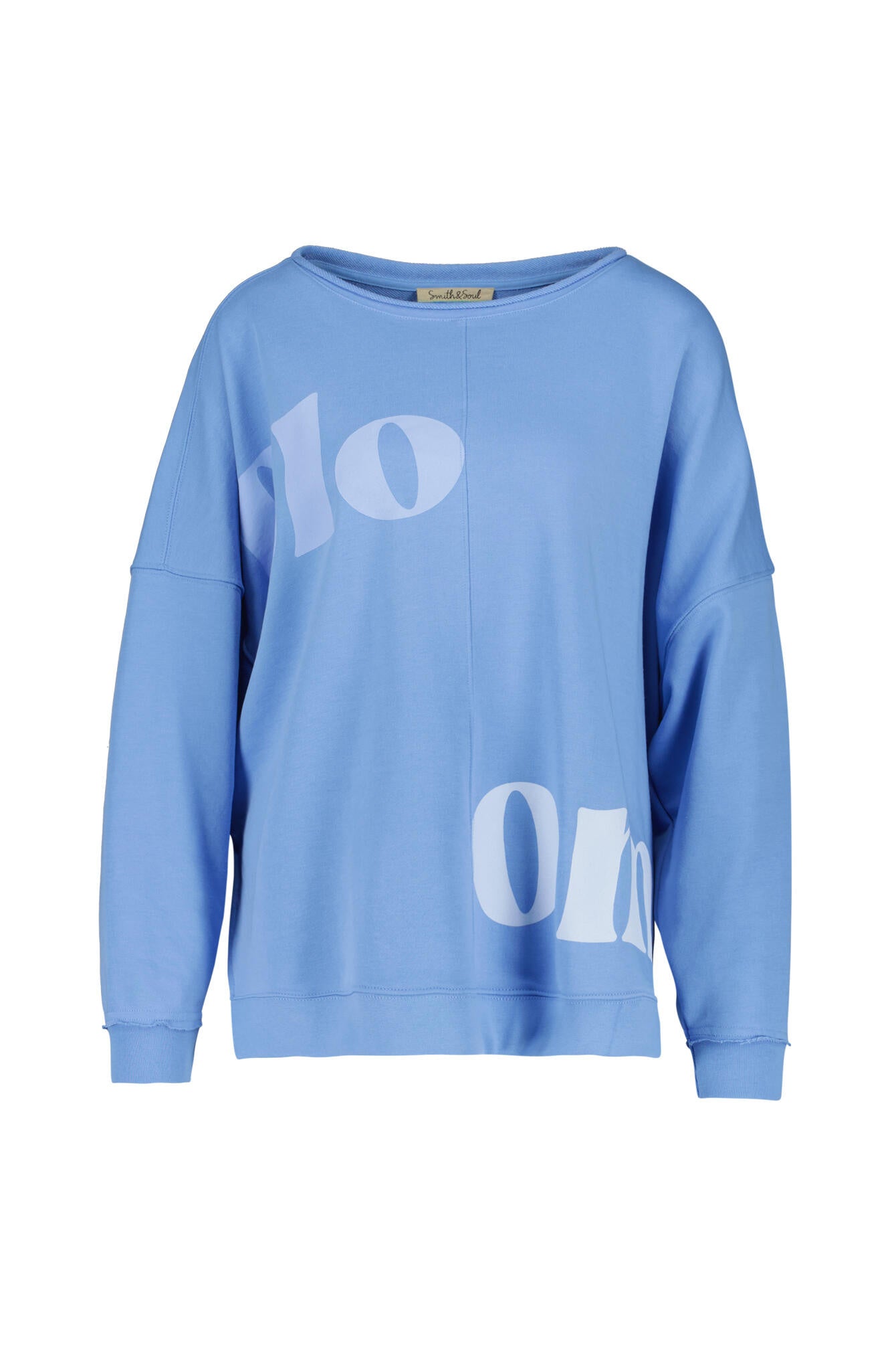 Sweatshirt aus Baumwollmix - 621 - Blau