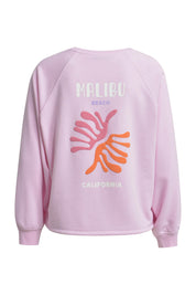 Sweatshirt aus Baumwollmix - 427 - Rosa