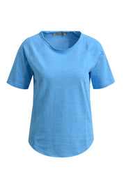T-Shirt aus Baumwolle - 621 - Blau