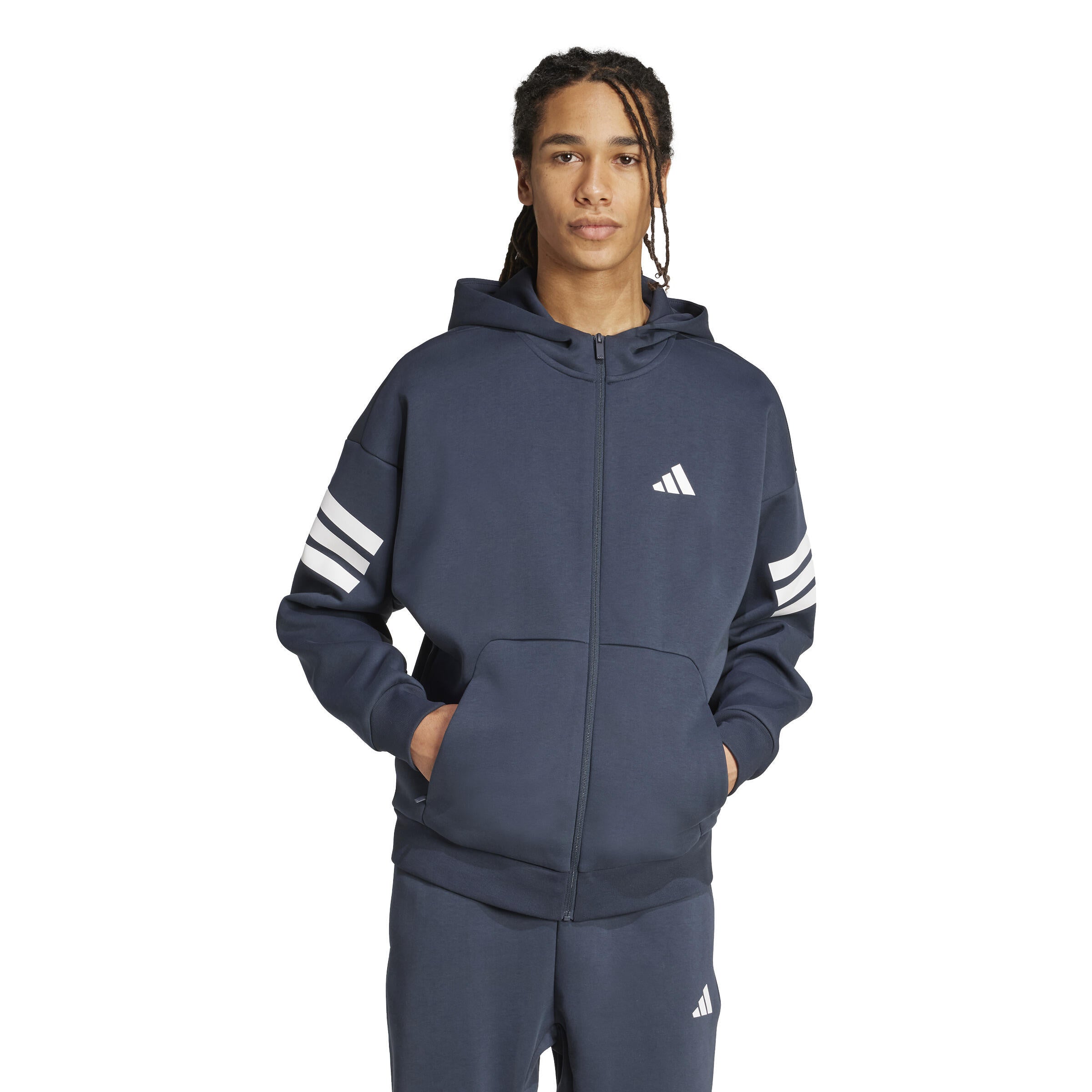 Sweatjacke - AURINK - Blau