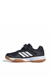 Hallenschuhe SPEEDCOURT K VELCRO - CBLACK/FTWWHT/CBLACK - Schwarz