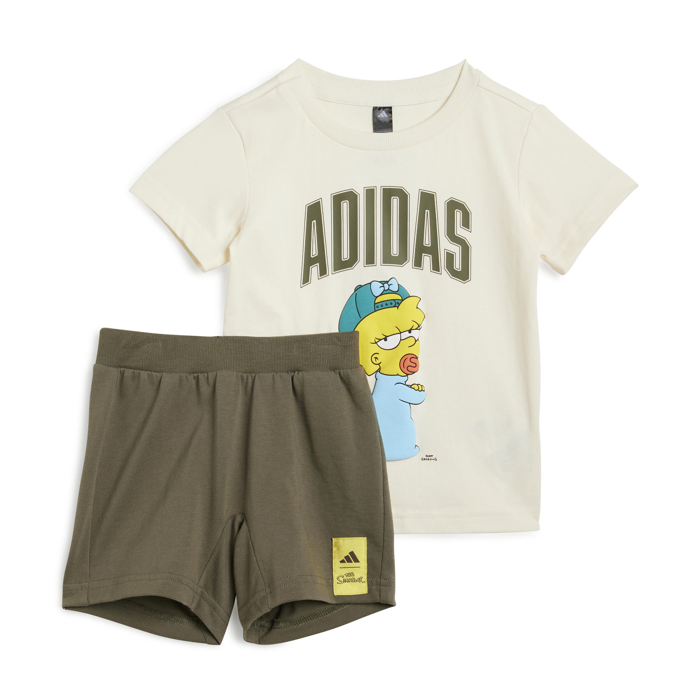 T-Shirt-Set Die Simpsons - CREWHT - Creme