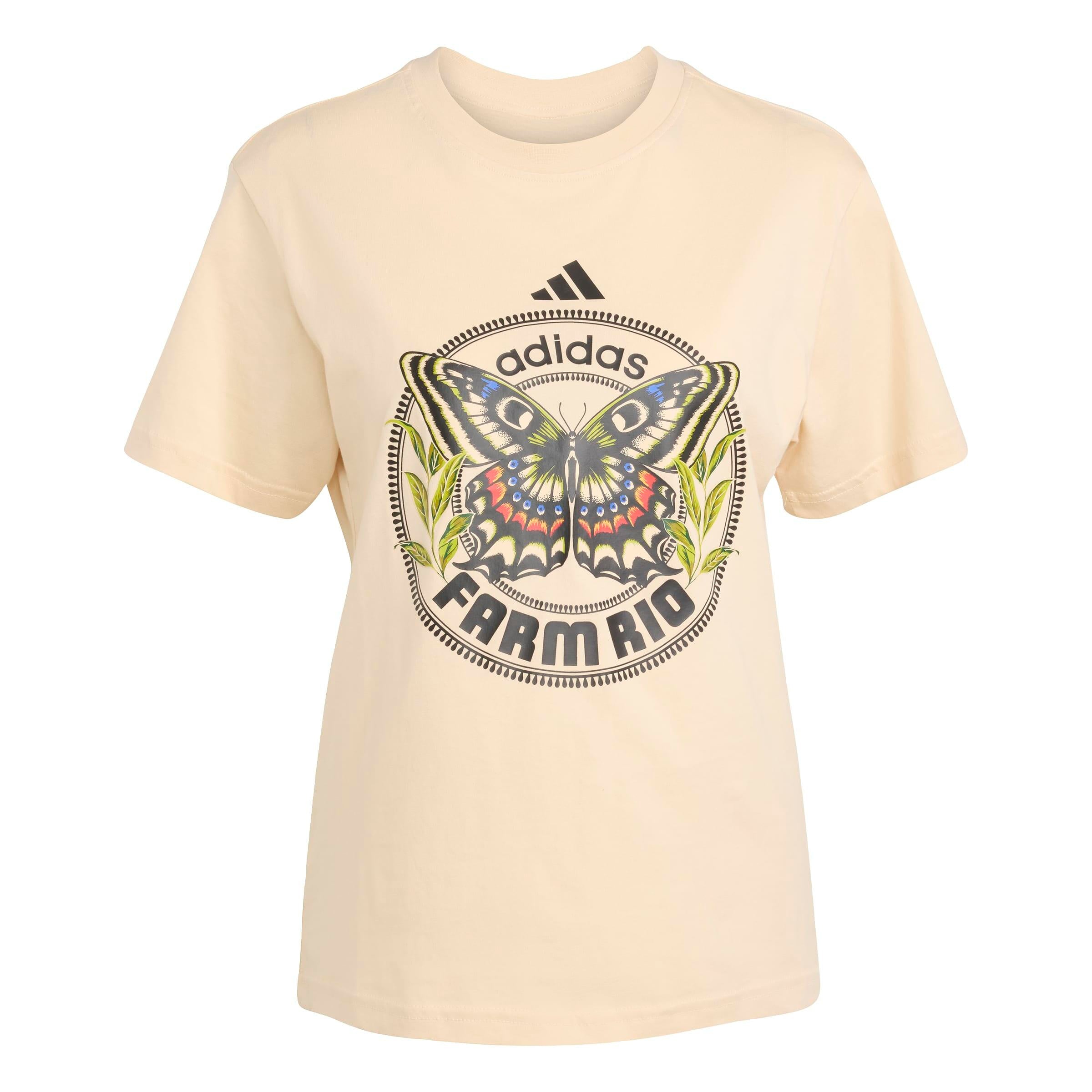T-Shirt X FARMRIO aus Baumwolle - SANSTR - Beige