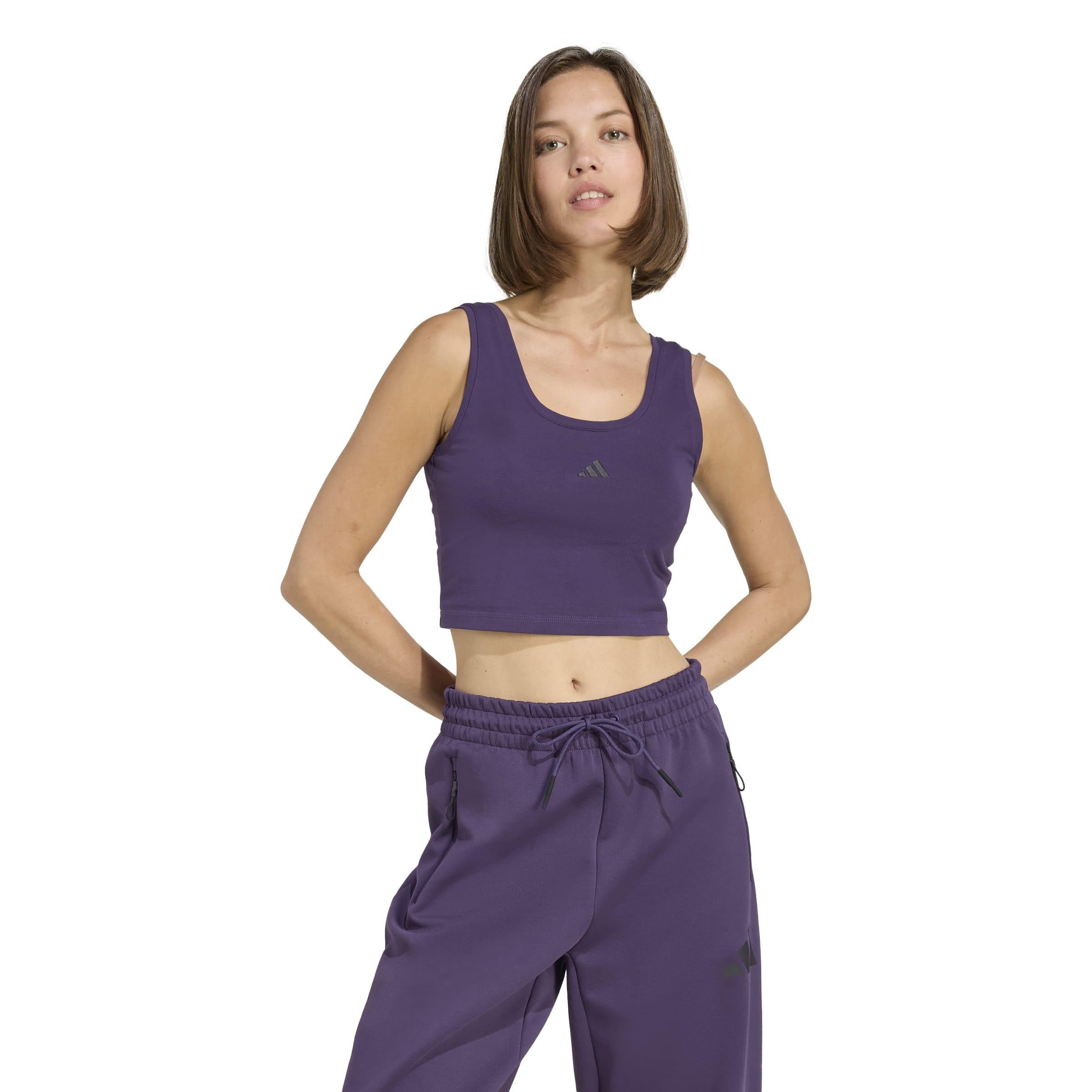 Tanktop aus Baumwolle - AURPLU/BLACK - Violett