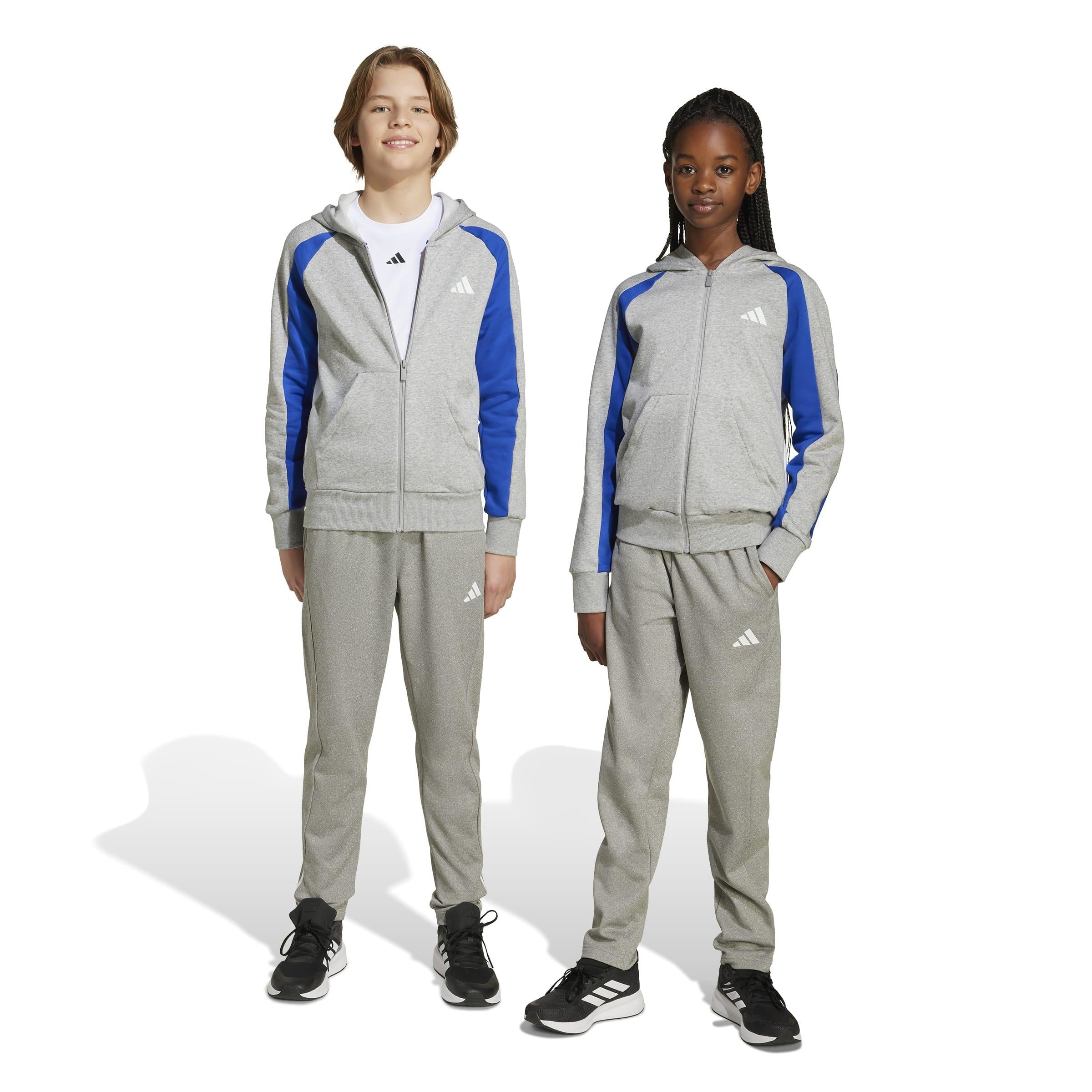 Jogginganzug aus Baumwollmix - MGREYH/ROYBLU/WHITE - Grau