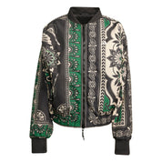 Bomberjacke X FARM RIO - BLACK/AMAGRN/SANSTR - Schwarz