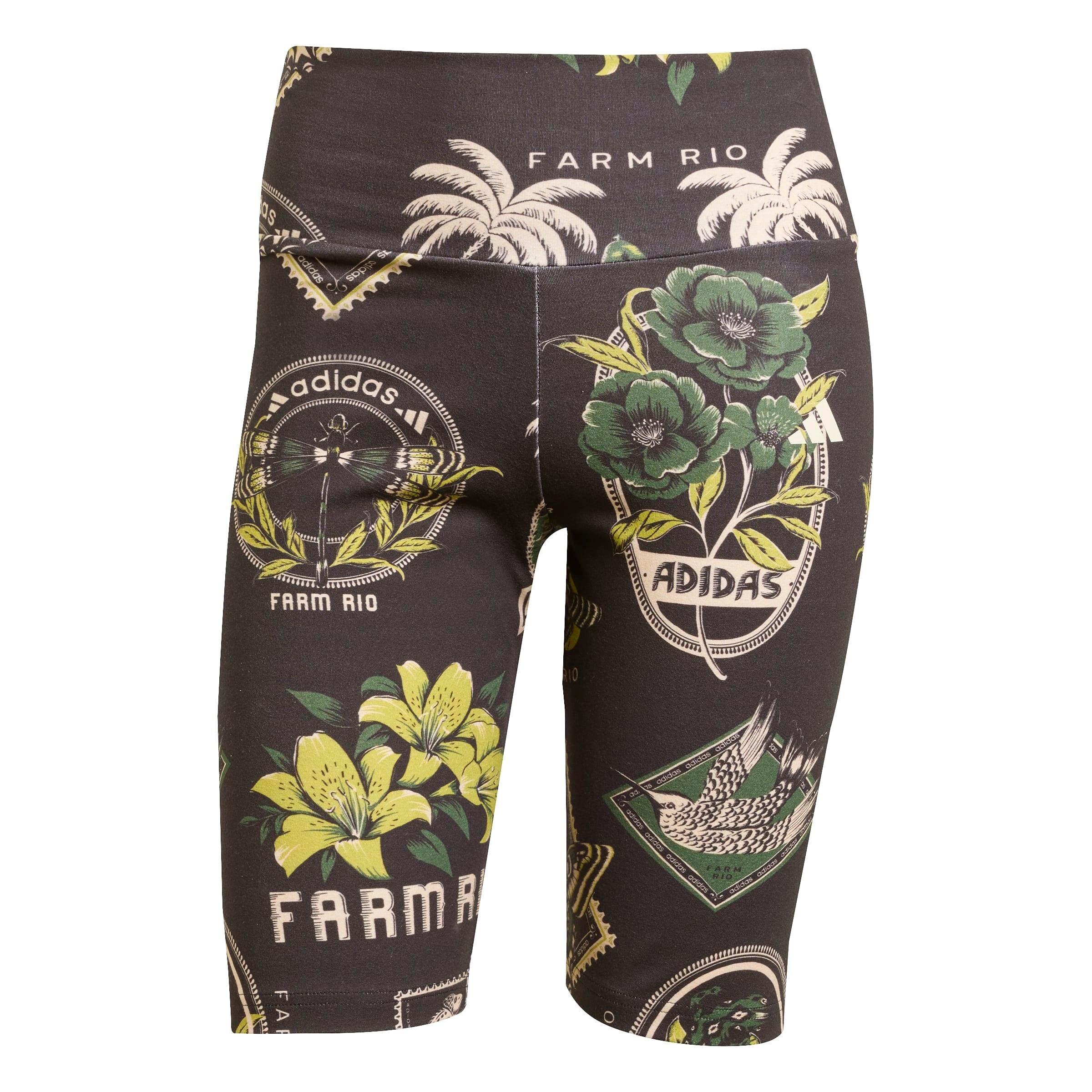 Radlershorts x FARM RIO aus Baumwolle - BLACK/AMAGRN/PRELIM - Schwarz