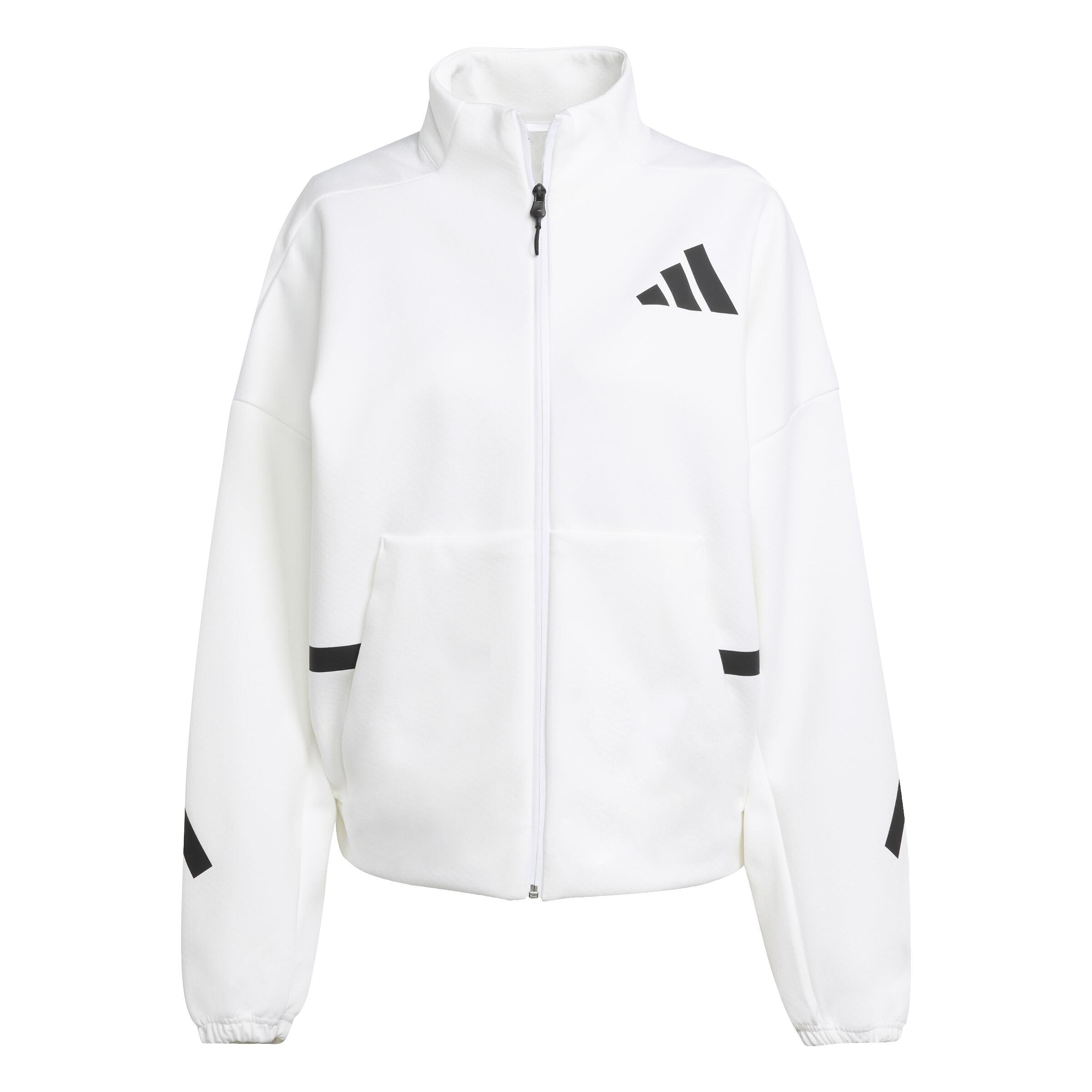 Sweatjacke - WHITE - Weiß