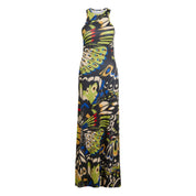 Schlauchkleid x FARM RIO Maxi - BLACK/HIRBLU/LUSRED - Mehrfarbig
