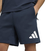 Sweatshorts aus Baumwollmix - AURINK - Blau