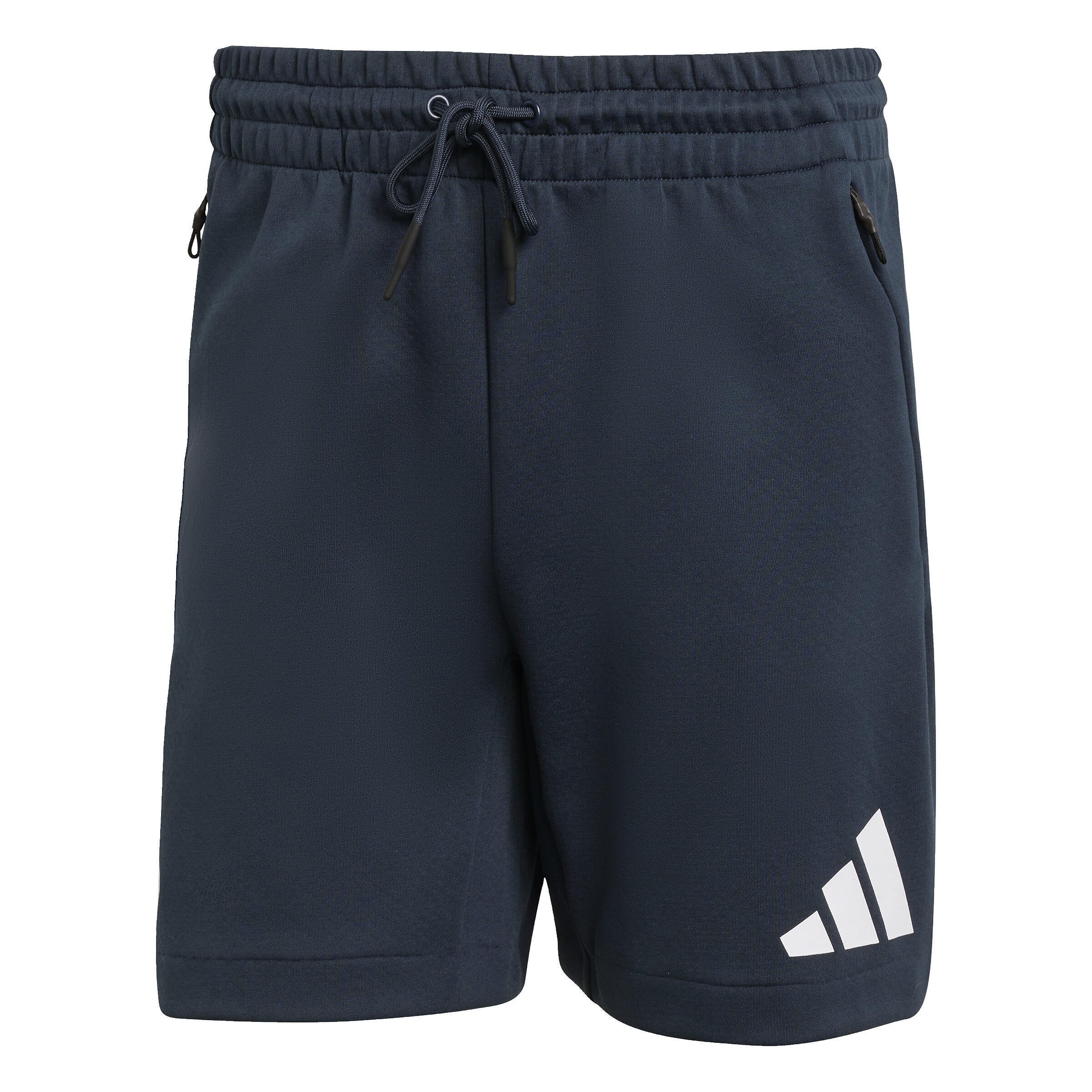 Sweatshorts aus Baumwollmix - AURINK - Blau