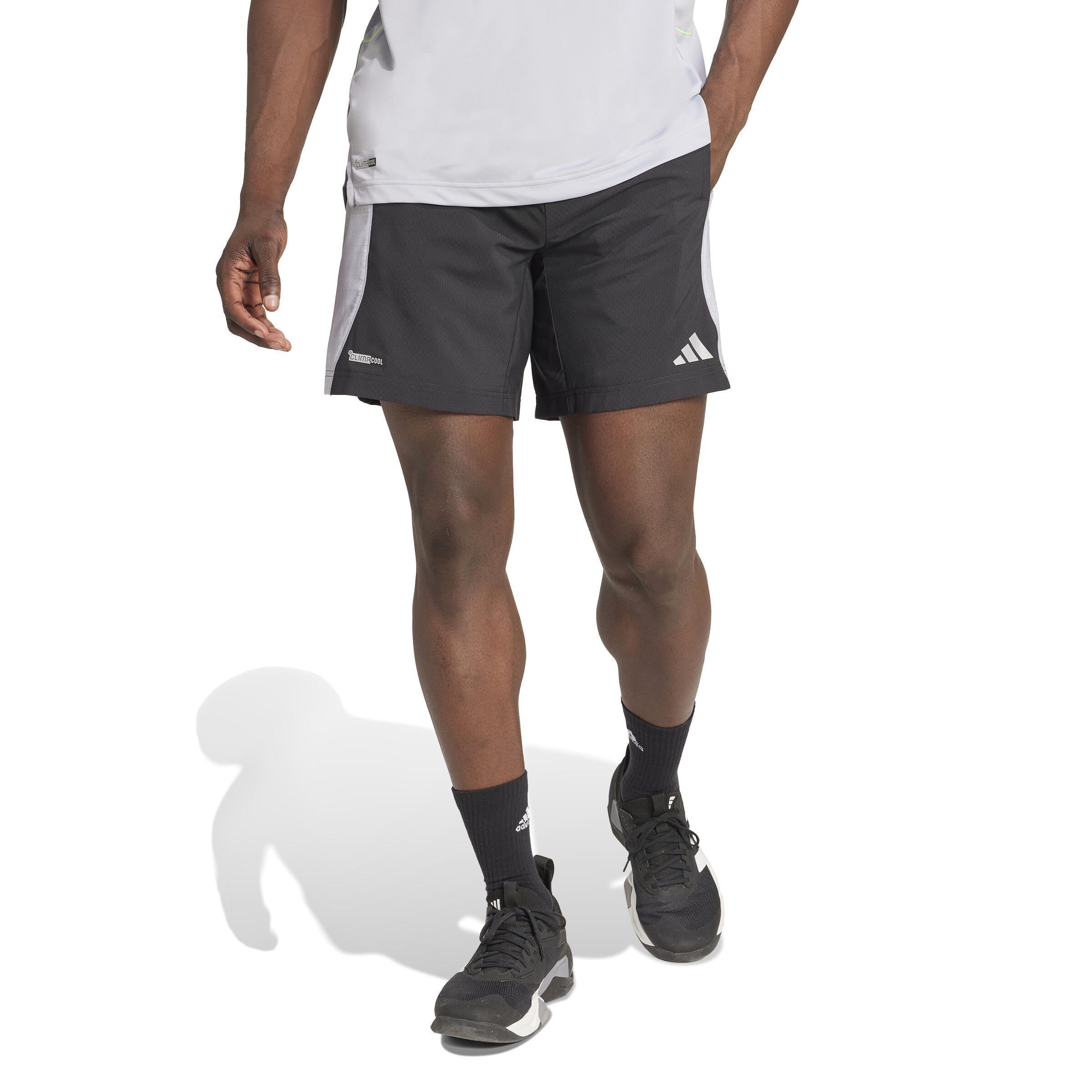Funktionsshorts TECH APPAREL - BLACK/HALSIL - Schwarz