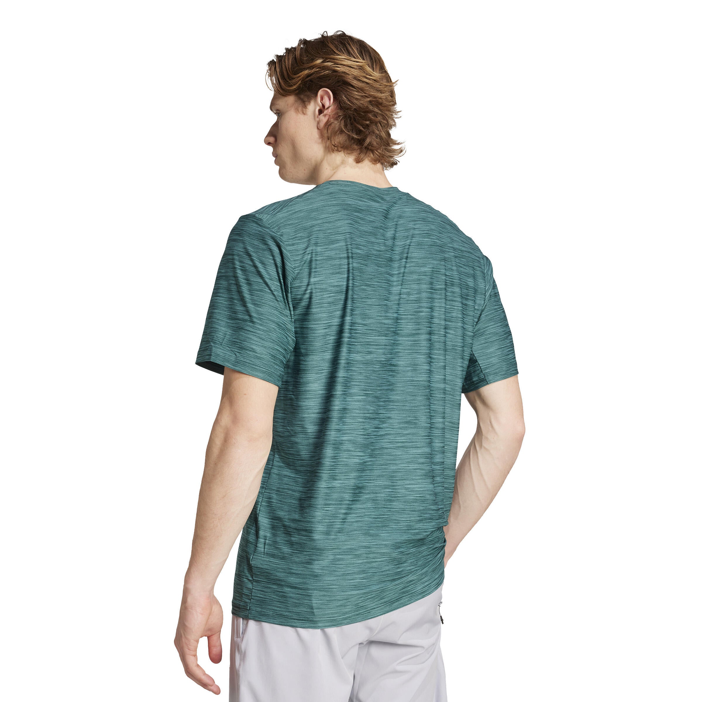 Funktionsshirt meliert - AUIVME/BLACK - Grün