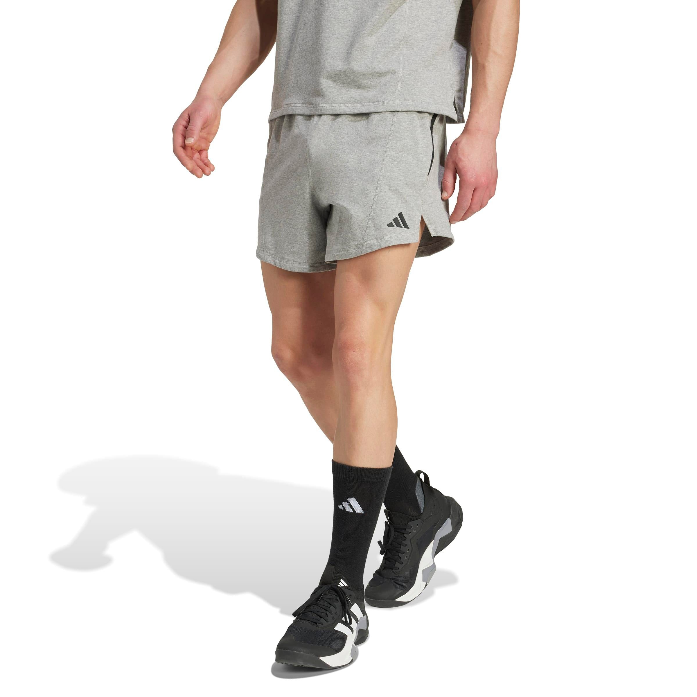 Funktionsshorts aus Baumwolle - MGREYH - Grau