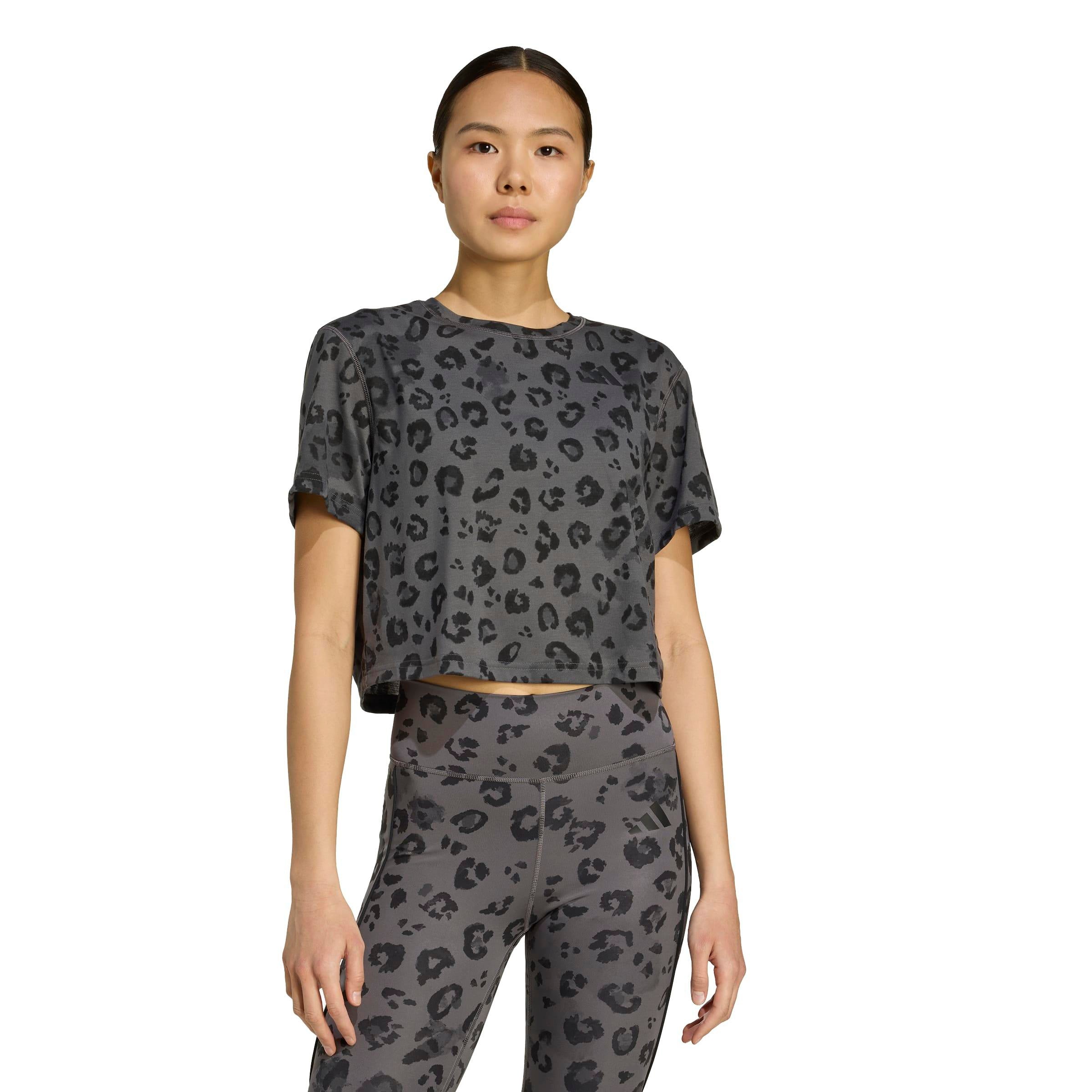 Funktionsshirt im Leoprint - GREFIV/PRINT - Grau
