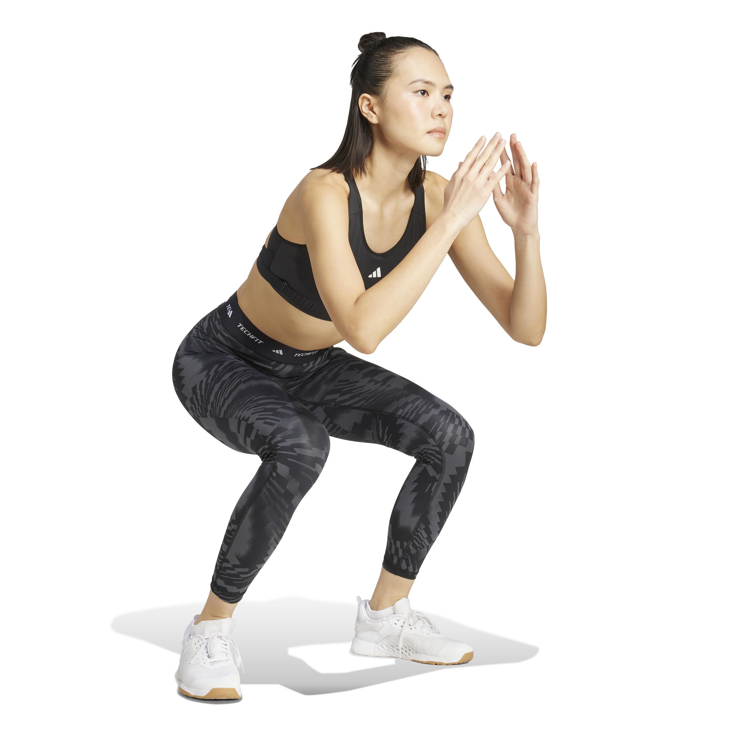 Leggings 7/8 TECHFIT - GRESIX - Grau
