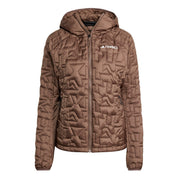 Steppjacke mit Kapuze - EARSTR - Braun