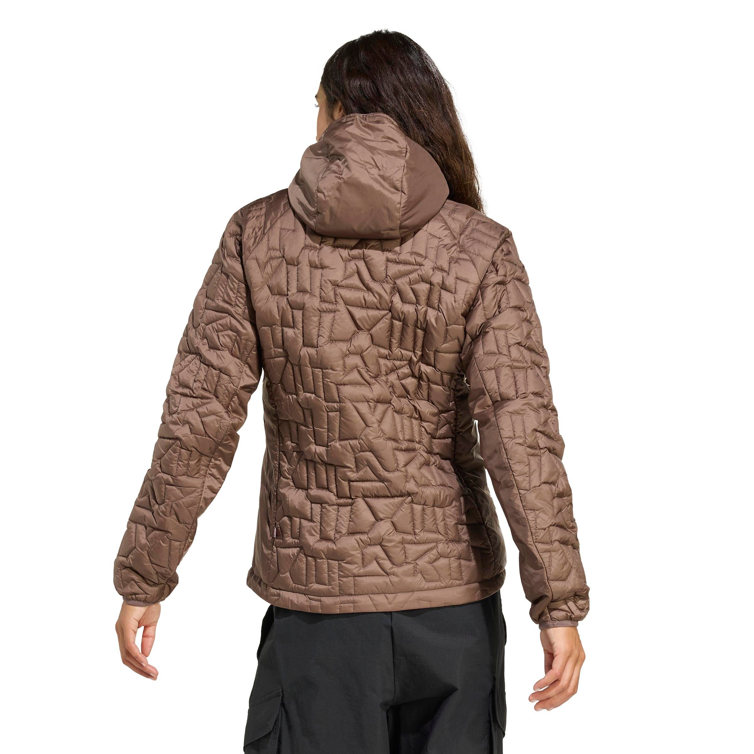 Steppjacke mit Kapuze - EARSTR - Braun