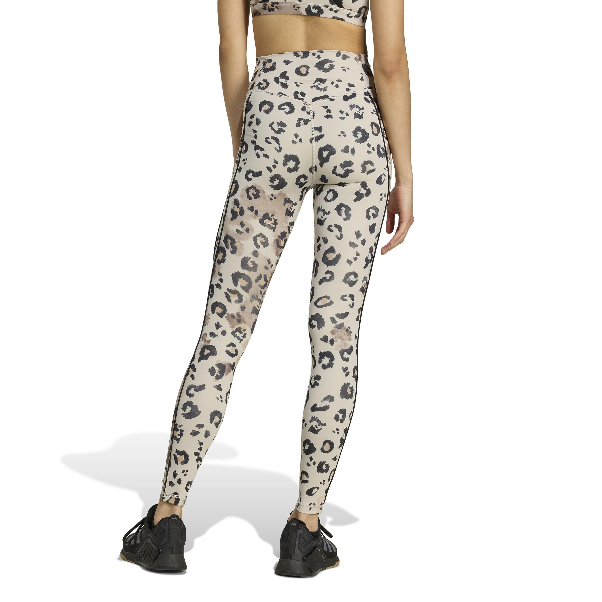Leggings im Leoprint - WONALU/PRINT - Beige