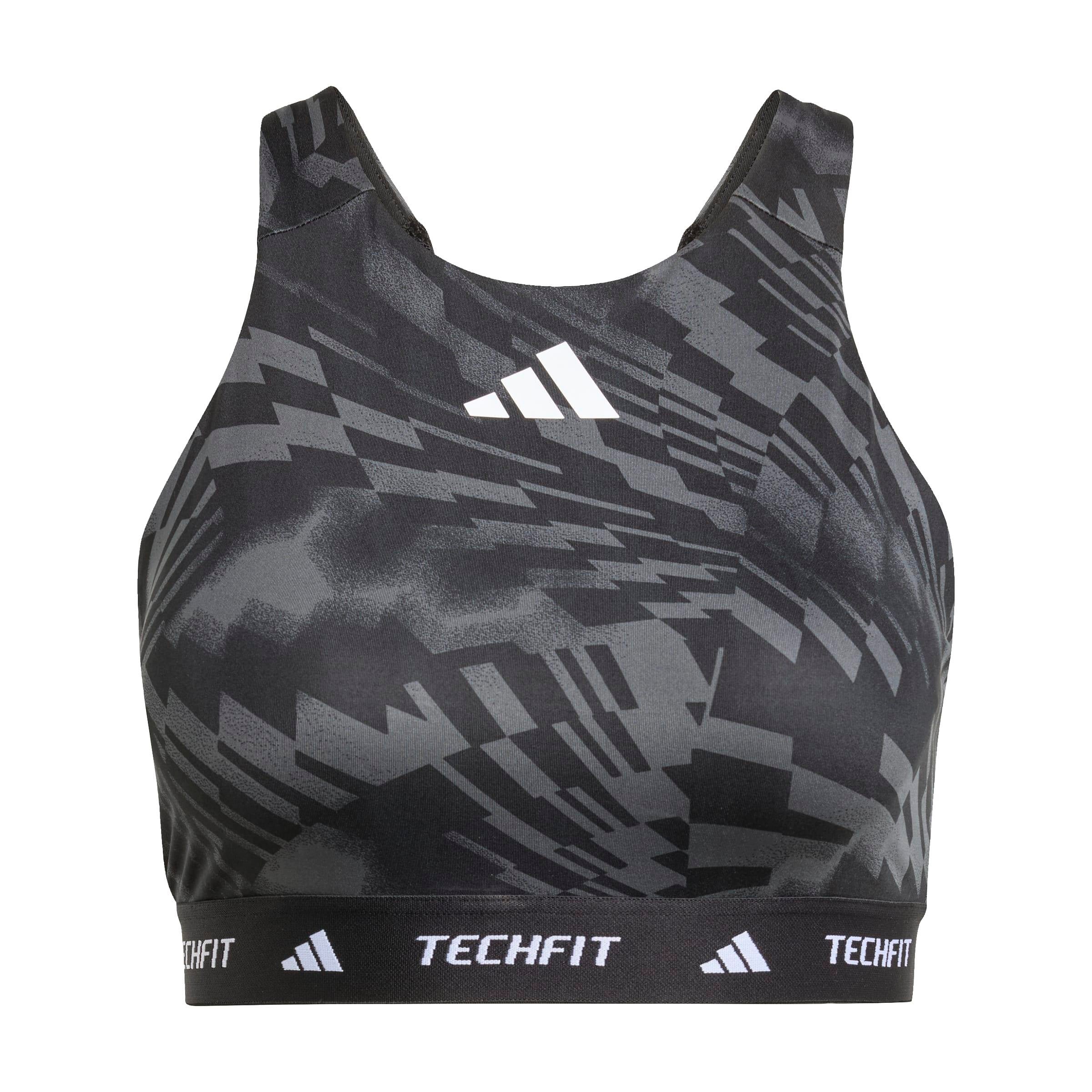 Sport-BH TECHFIT - BLACK - Grau