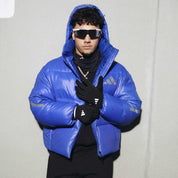 Daunenjacke gesteppt - SELUBL - Blau