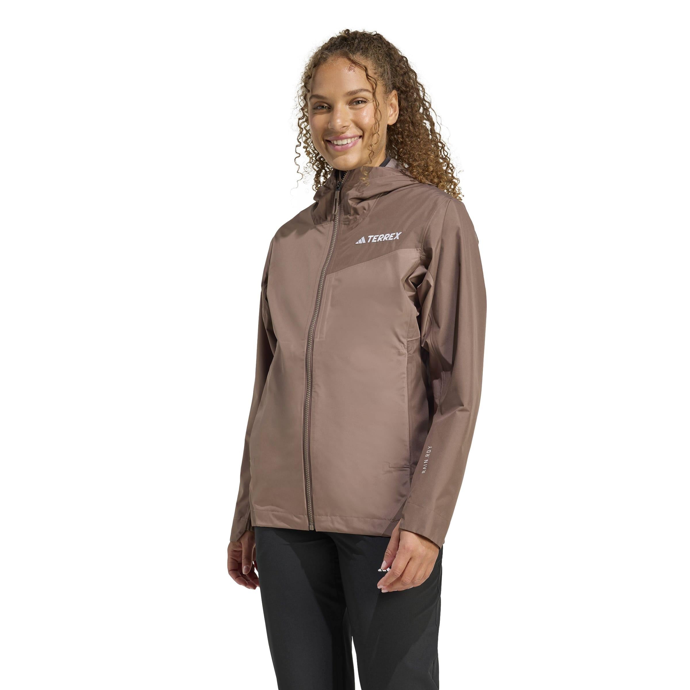 Regenjacke TERREX MULTI RAIN.RDY - TRABRN/EARSTR - Braun