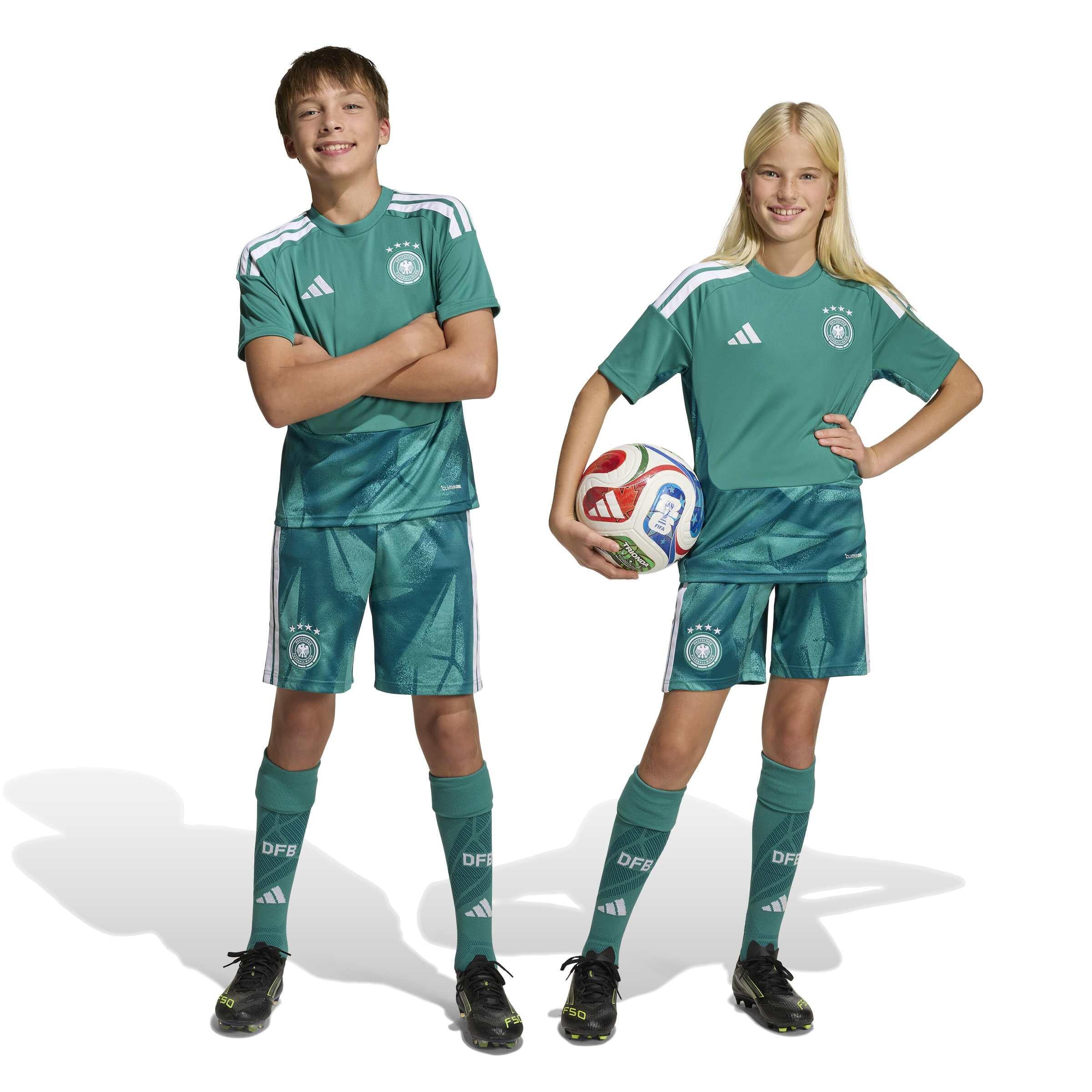 Heim-Torwartshorts Kids DFB 26 - ACTGRN - Grün