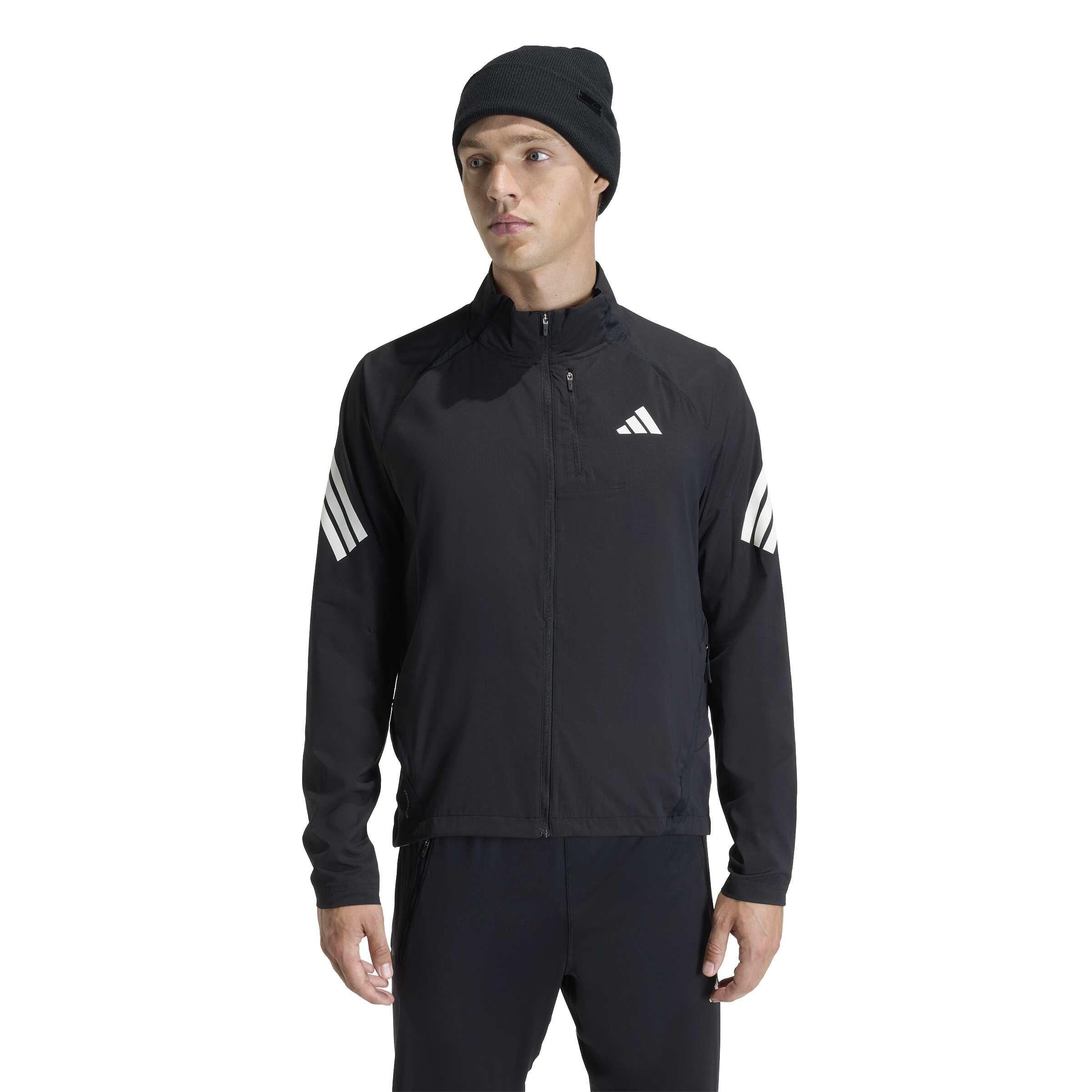 Trainingsjacke mit Stehkragen - BLACK - Schwarz