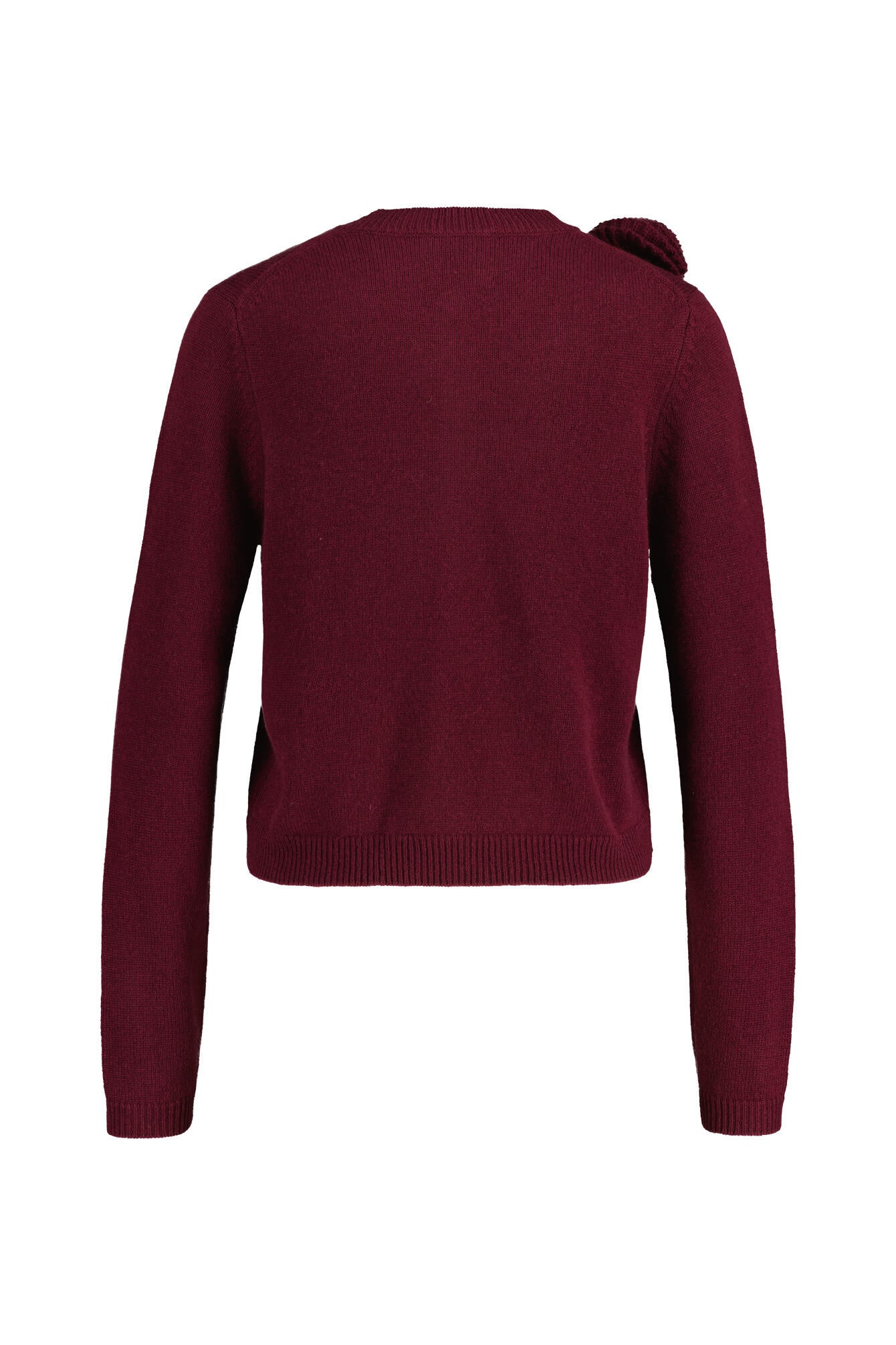 Strickcardigan aus Schurwollmix - 68 - Rot